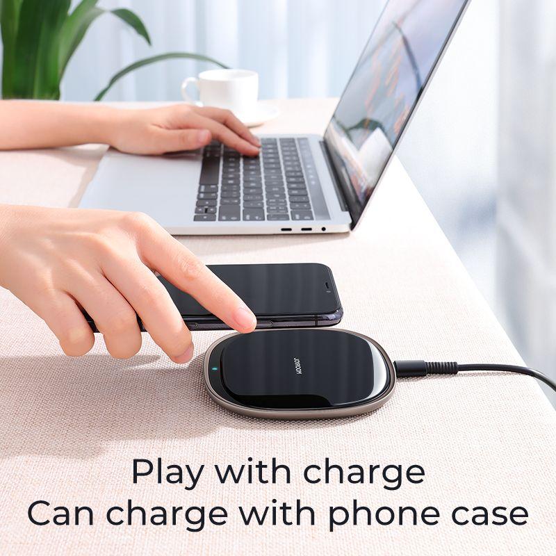 Wireless Charger 15W Svart (JR-A23)