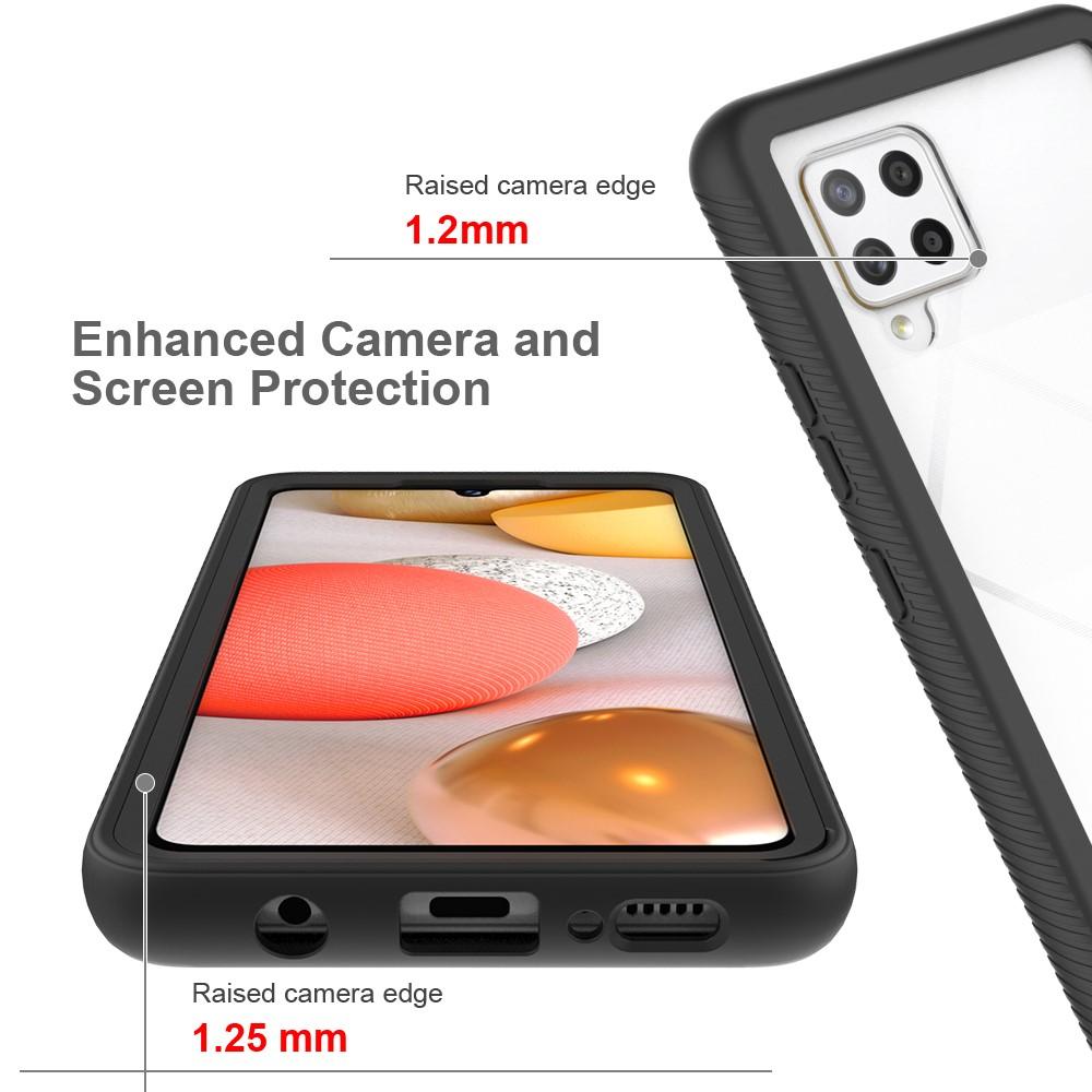 Full Cover Skal Samsung Galaxy A42 Svart