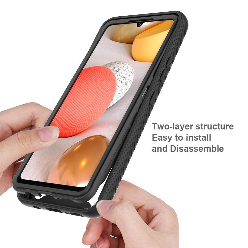 Full Cover Skal Samsung Galaxy A42 Svart