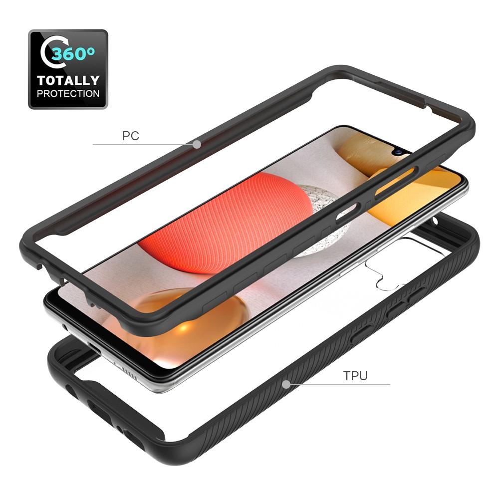 Full Cover Skal Samsung Galaxy A42 Svart