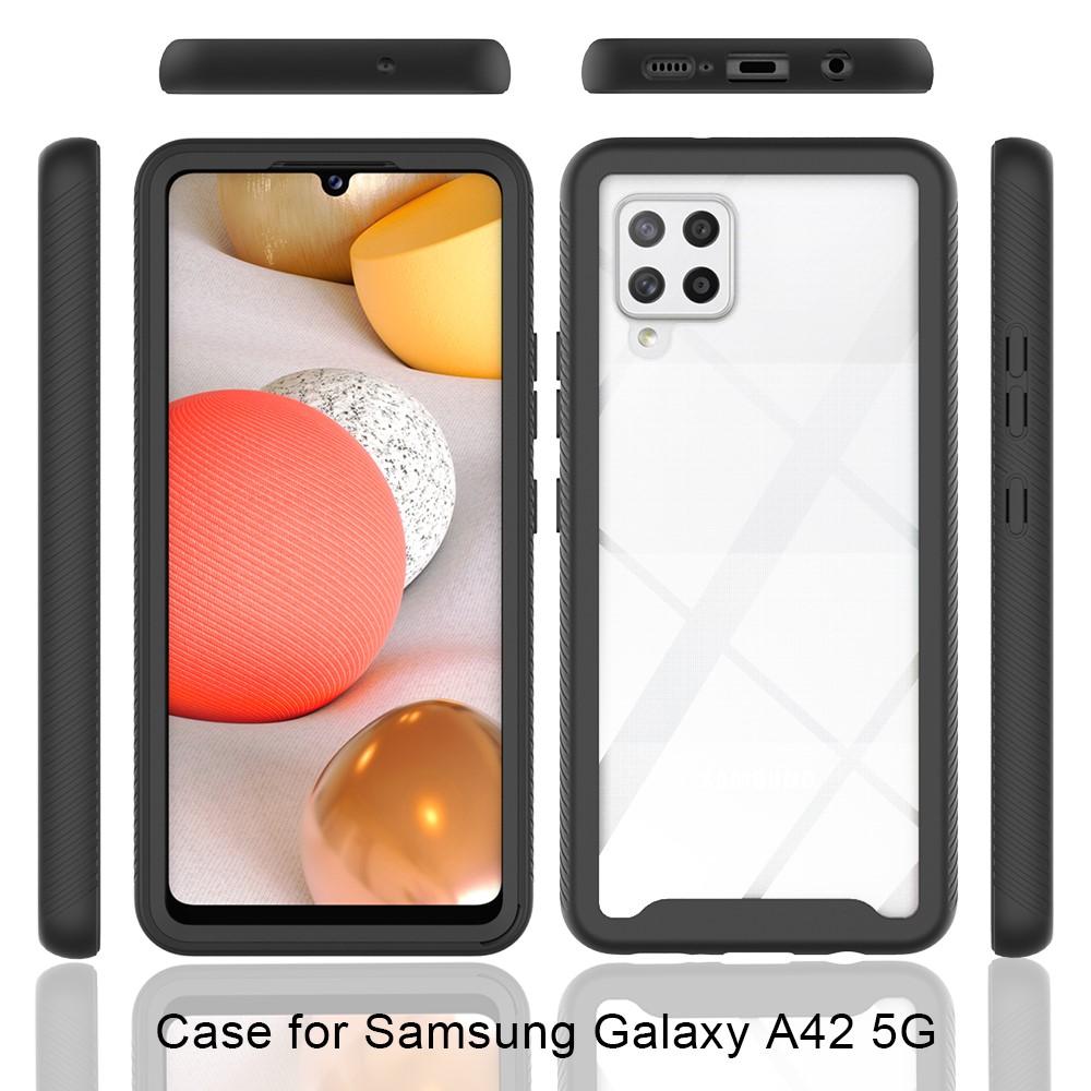 Full Cover Skal Samsung Galaxy A42 Svart