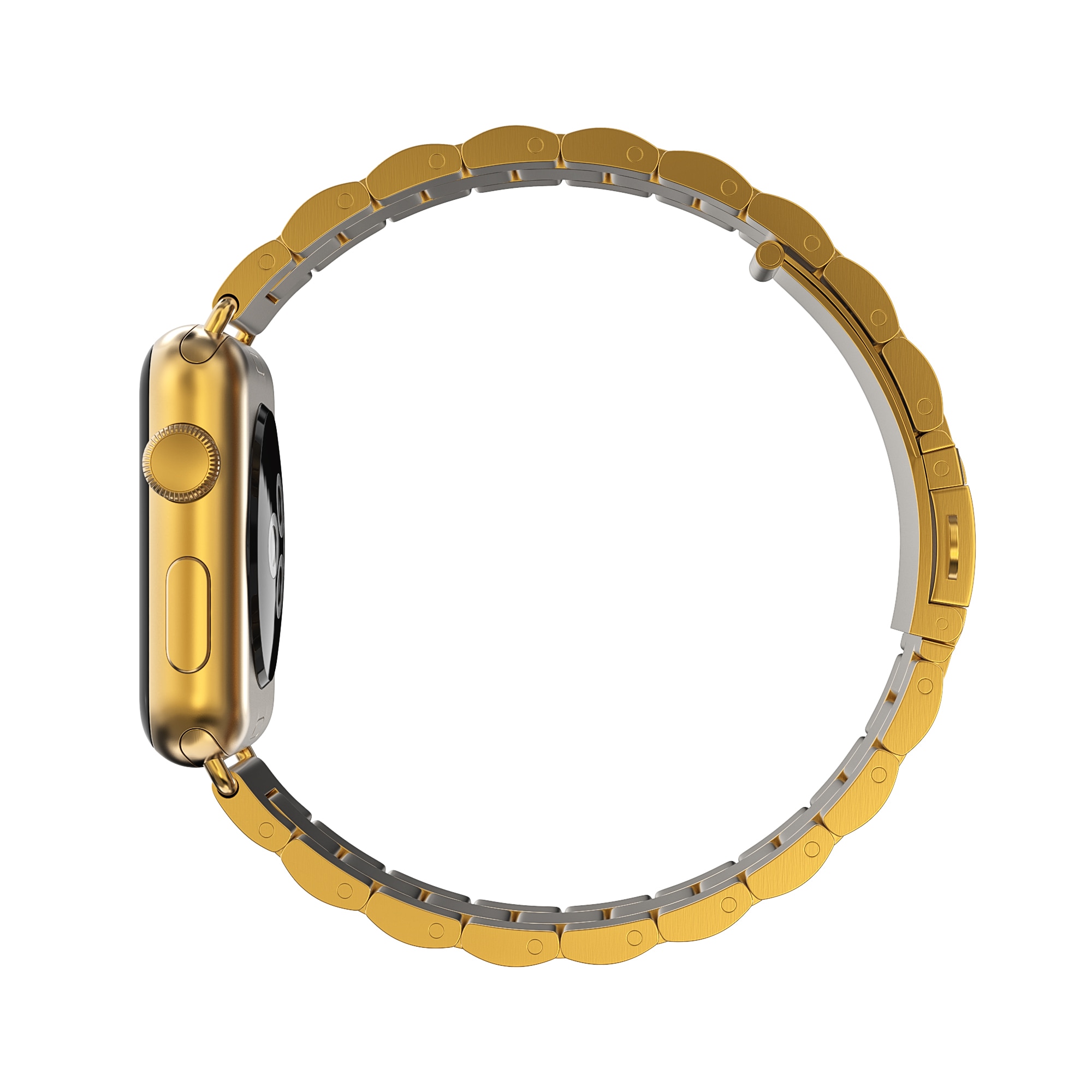 Metallarmband Apple Watch Series 9 45mm Guld