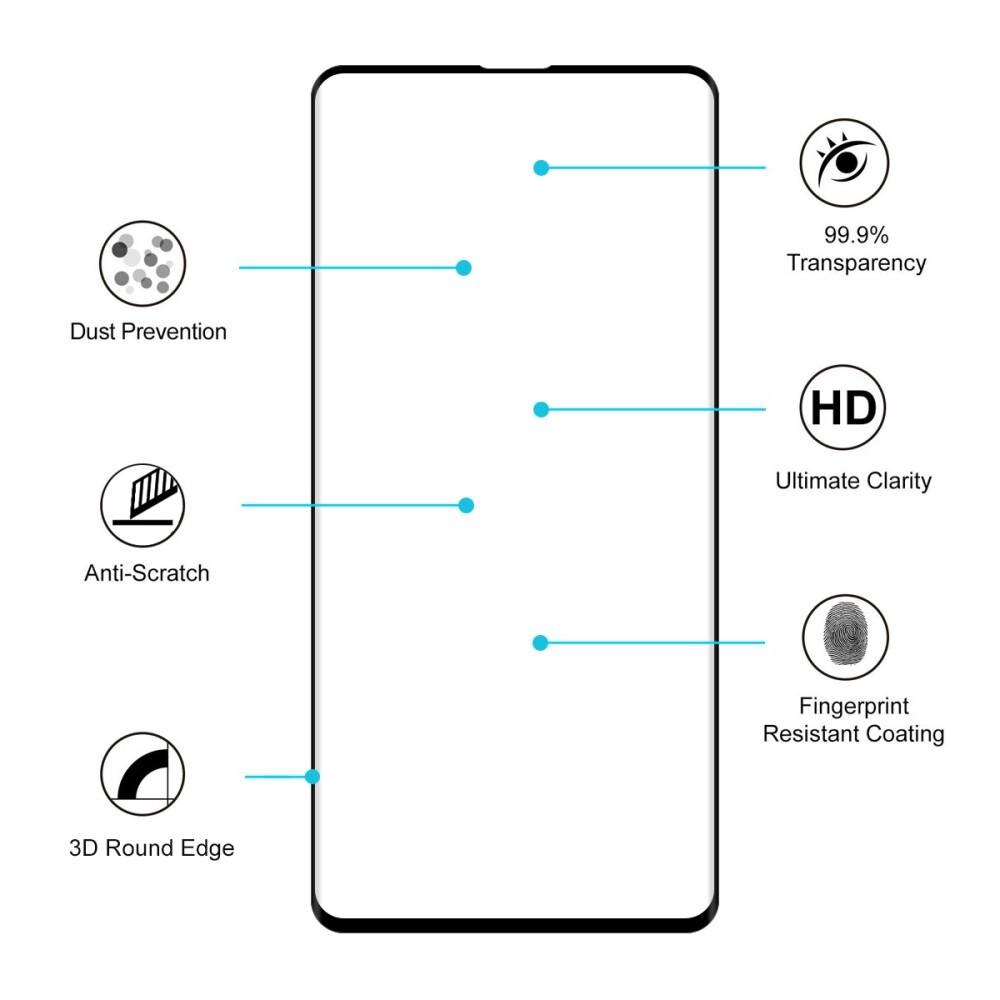 0.26mm 3D Härdat Glas Galaxy S10 Svart