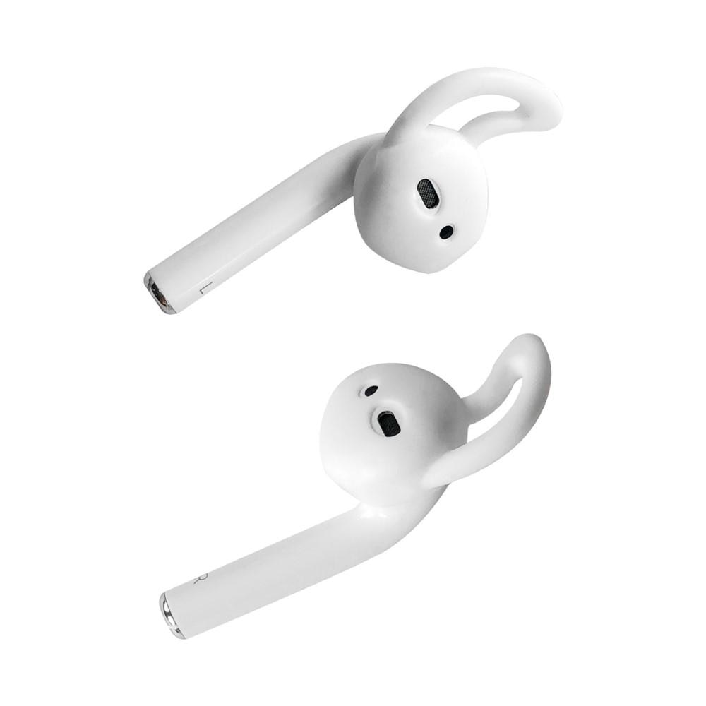 2-pack Earhook Apple AirPods vit/transparent