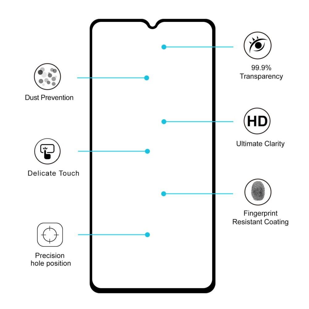 Full Glue Tempered Glass OnePlus 7T Black