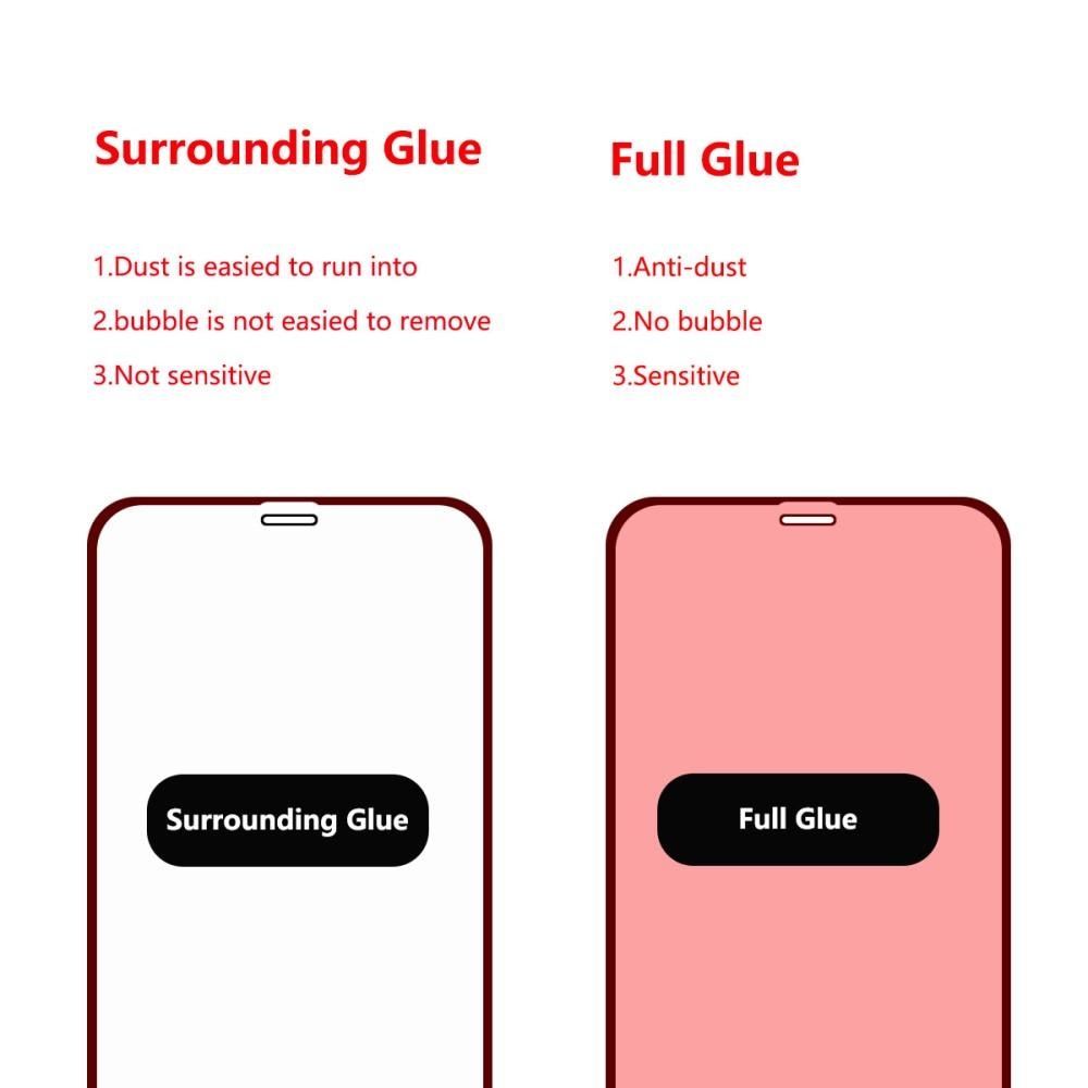 Full Glue Tempered Glass iPhone XR/11 Black