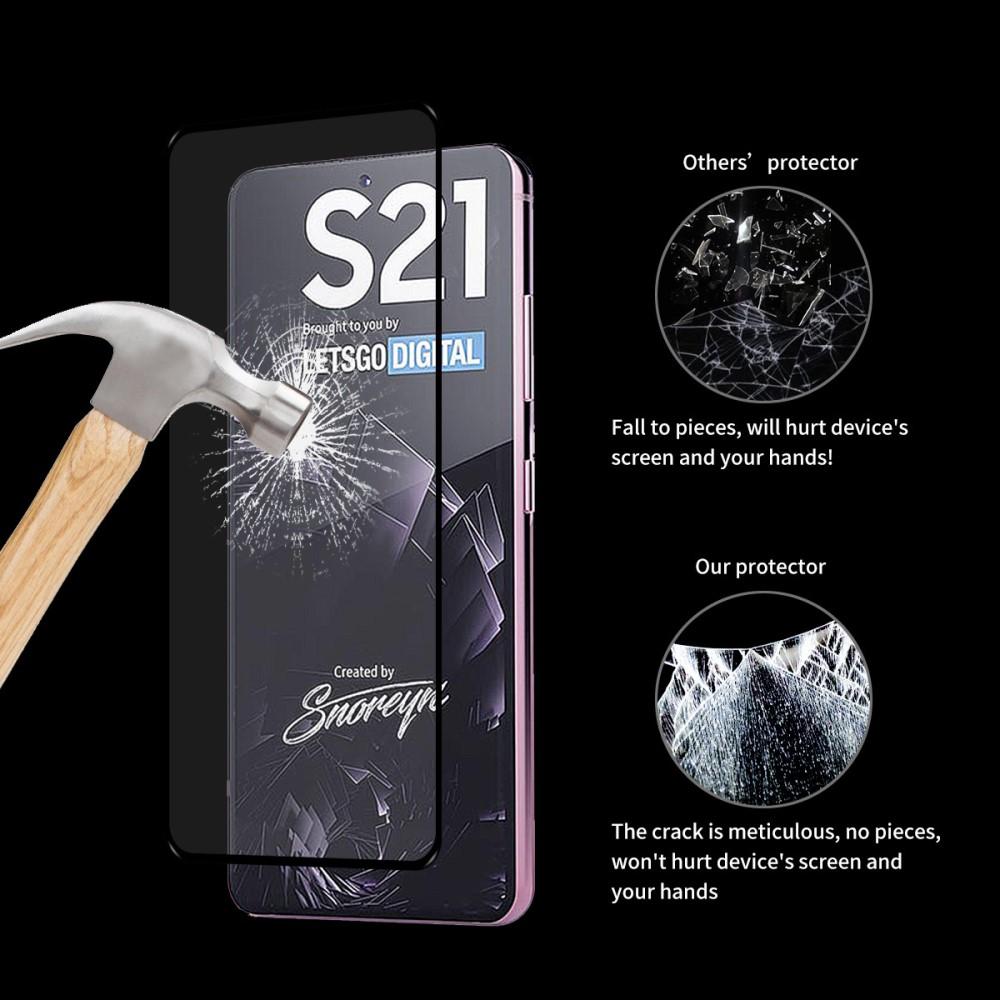 Full Glue Tempered Glass Samsung Galaxy S21 Black