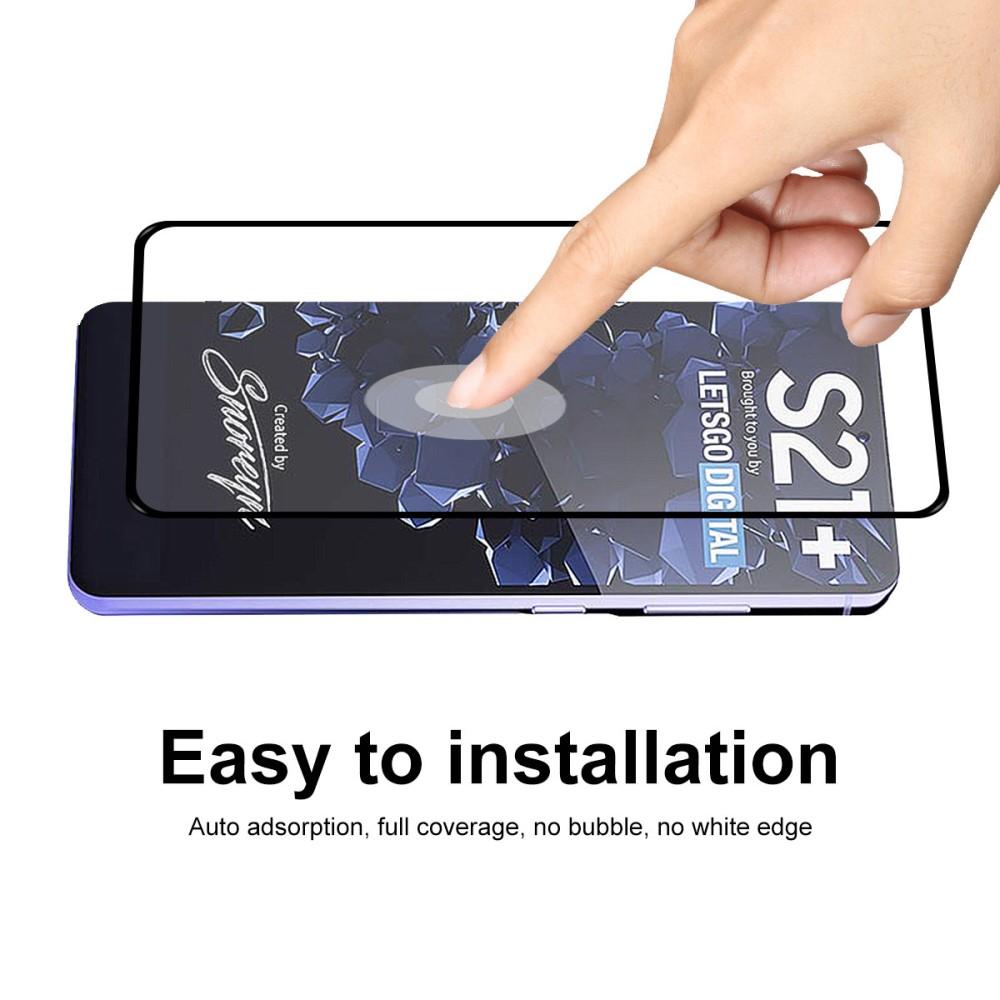 Full Glue Tempered Glass Samsung Galaxy S21 Plus Black