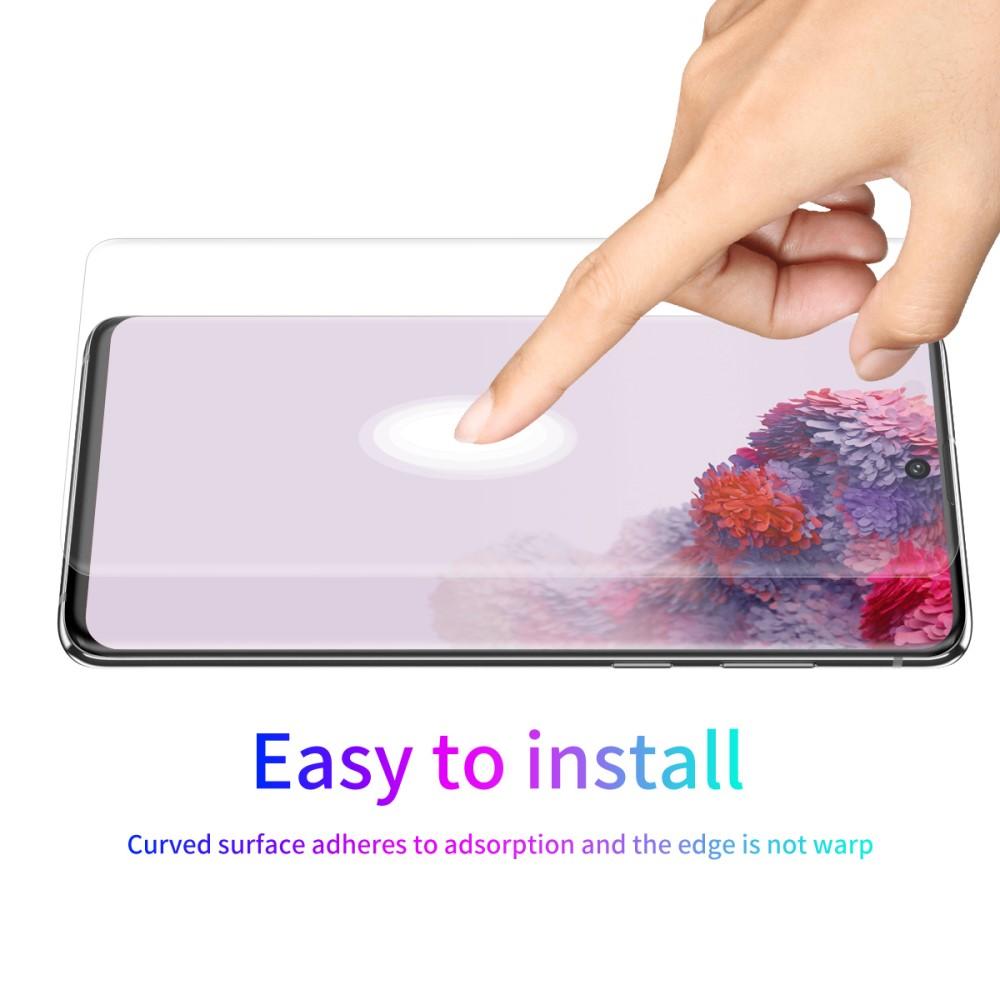 Heltäckande Curved Skärmskydd Galaxy S20