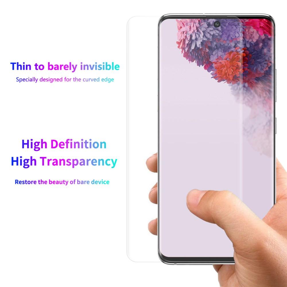 Heltäckande Curved Skärmskydd Galaxy S20 Ultra