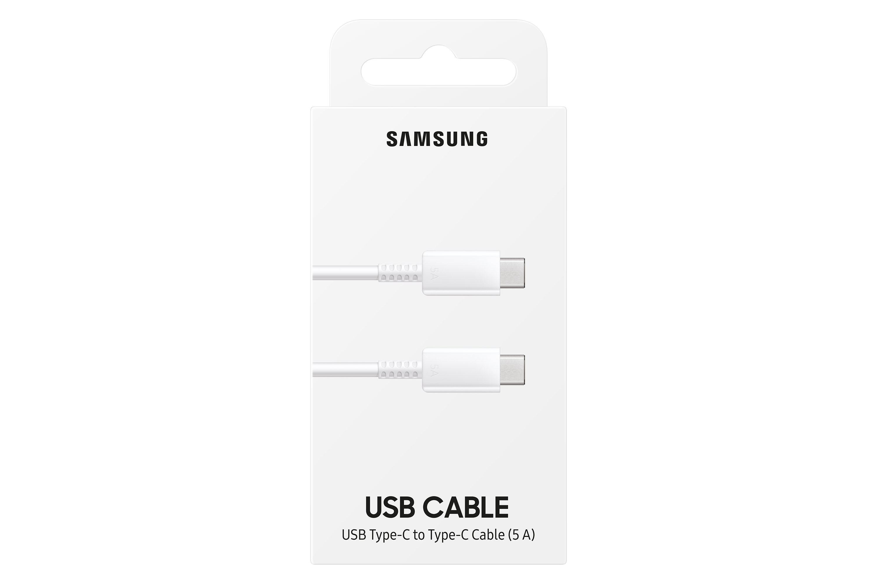 USB-kabel USB-C till USB-C 1m vit