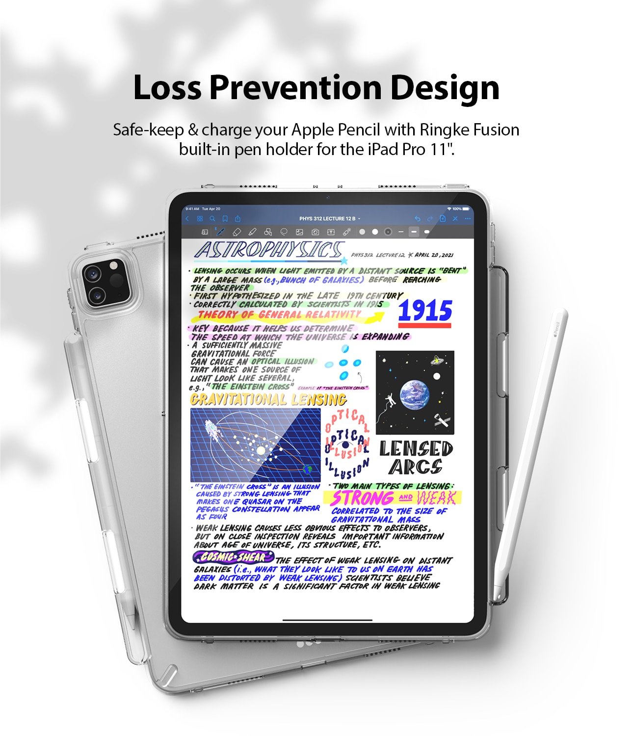 Fusion Case iPad Pro 11 2nd Gen (2020) Clear