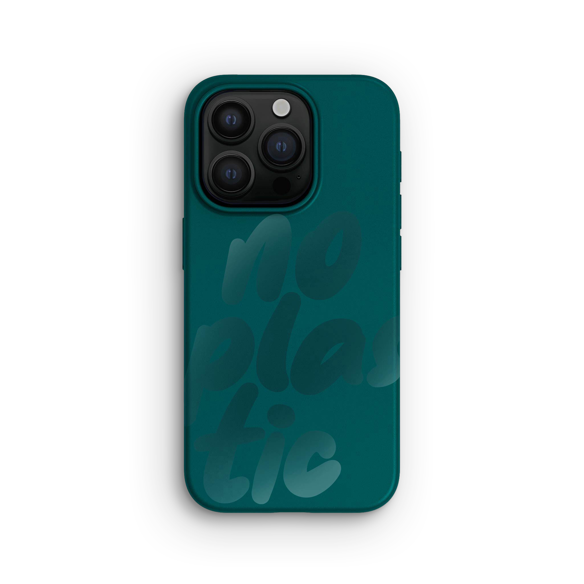 Skal iPhone 15 Pro, No Plastic Tropical Green