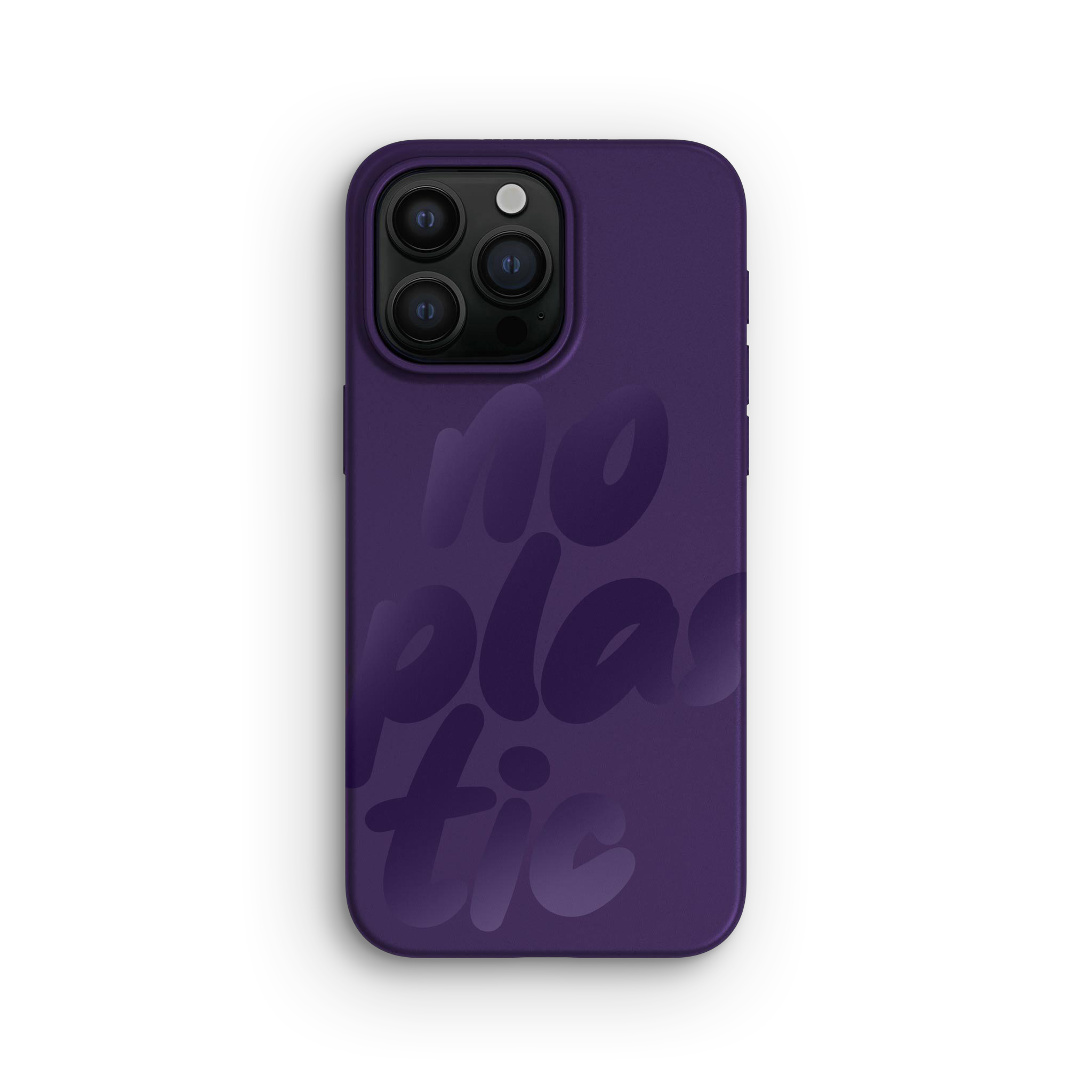 Skal iPhone 15 Pro Max, No Plastic Blackberry Purple