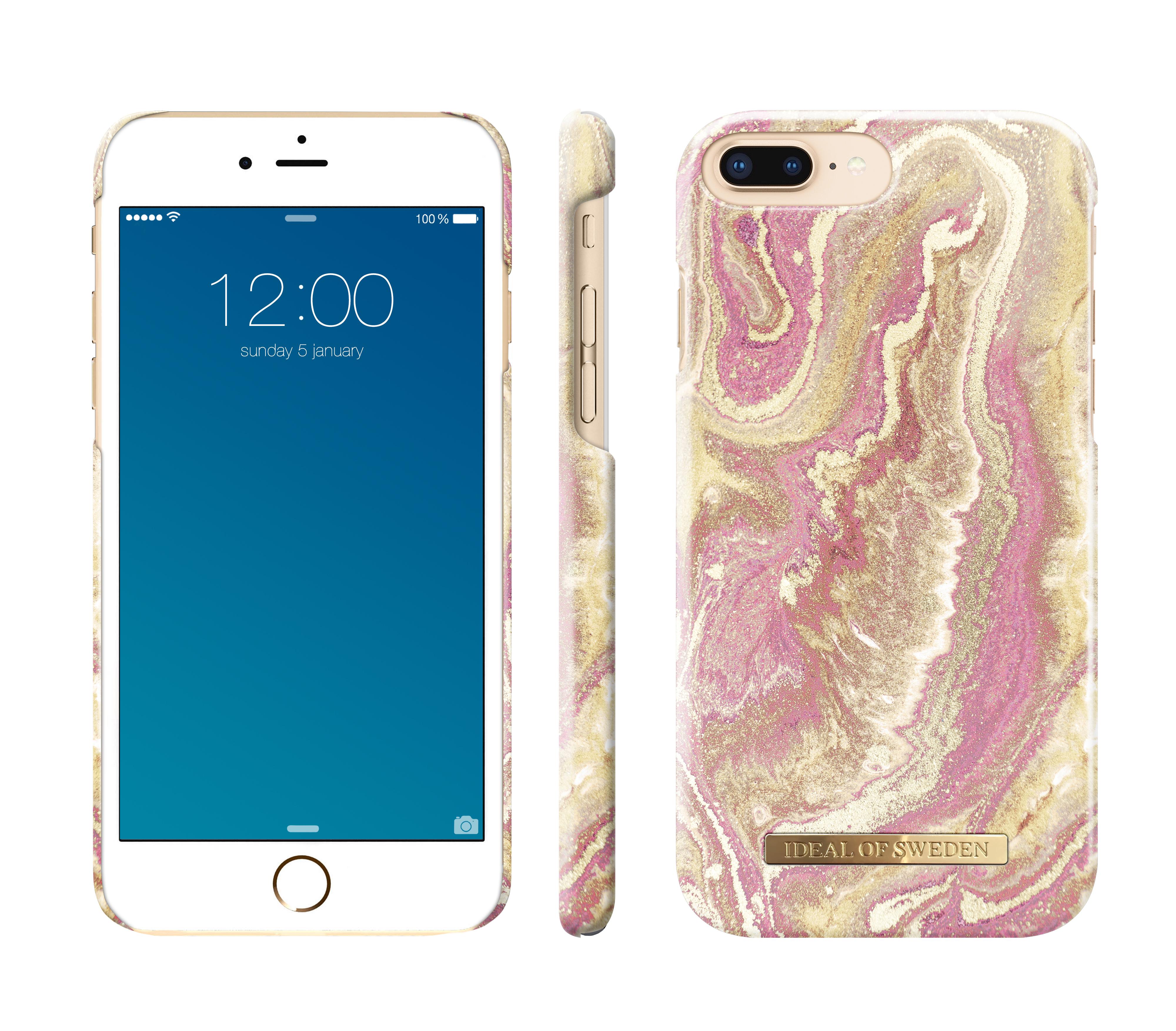 Fashion Case iPhone 6/6S/7/8 Plus Golden Blush Marble