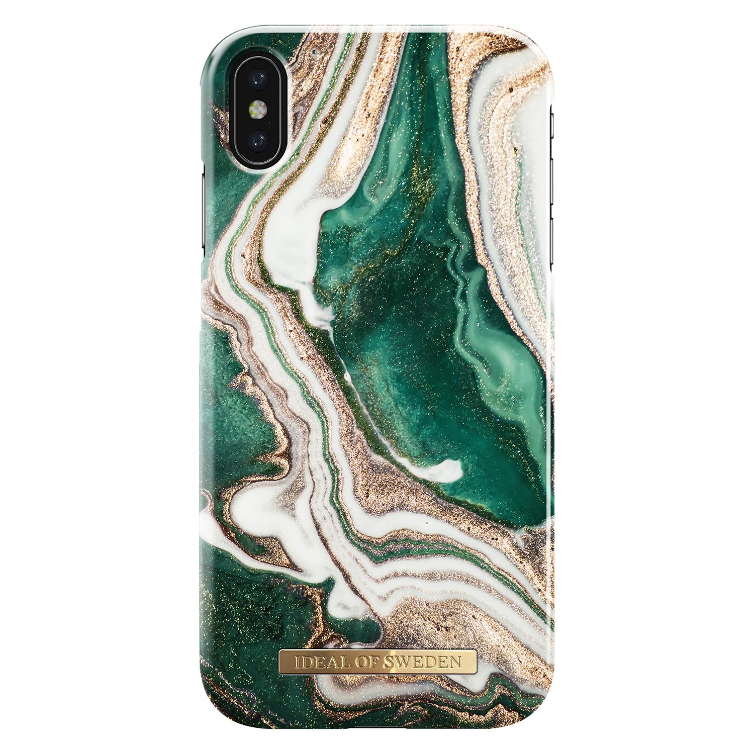 Fashion Case iPhone XS Max Golden Jade Marble