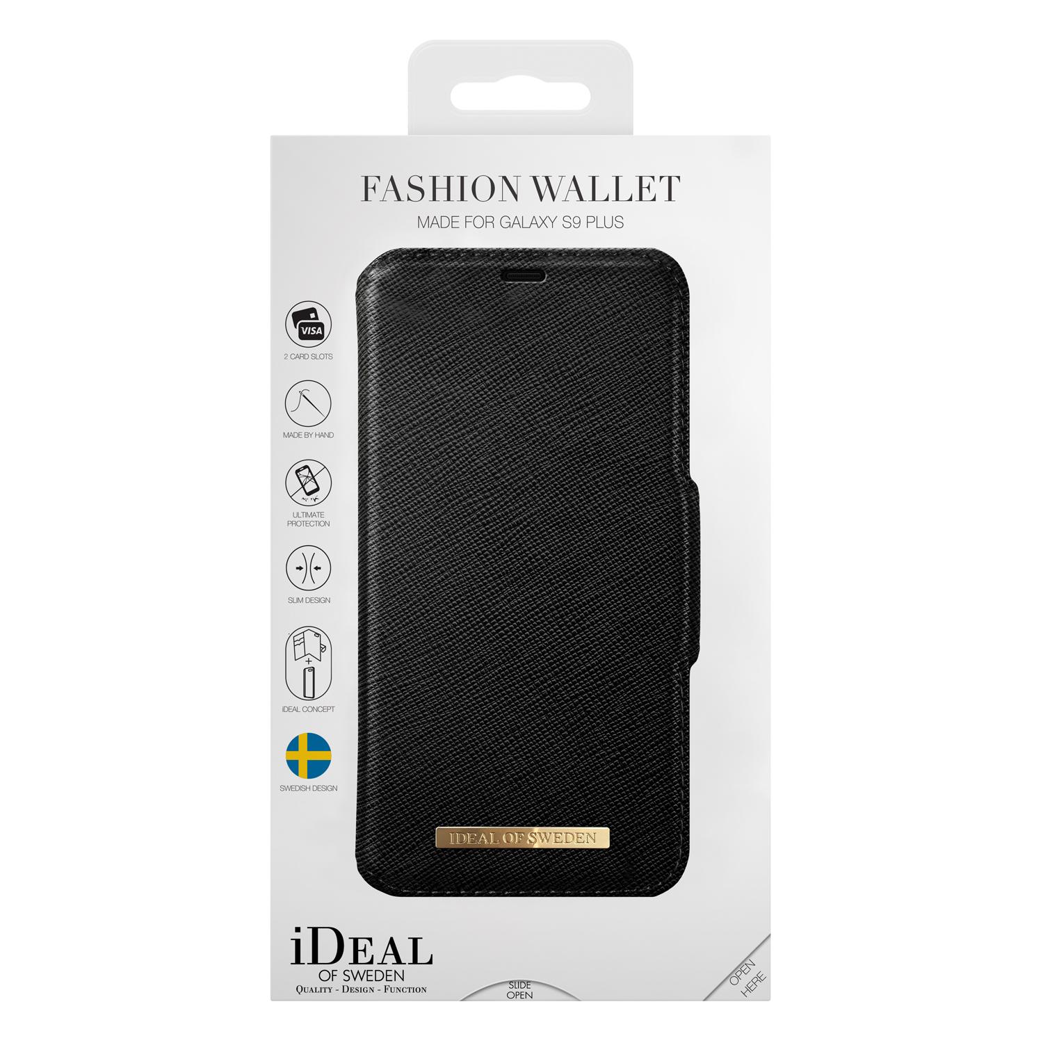 Fashion Wallet Galaxy S9 Plus Black