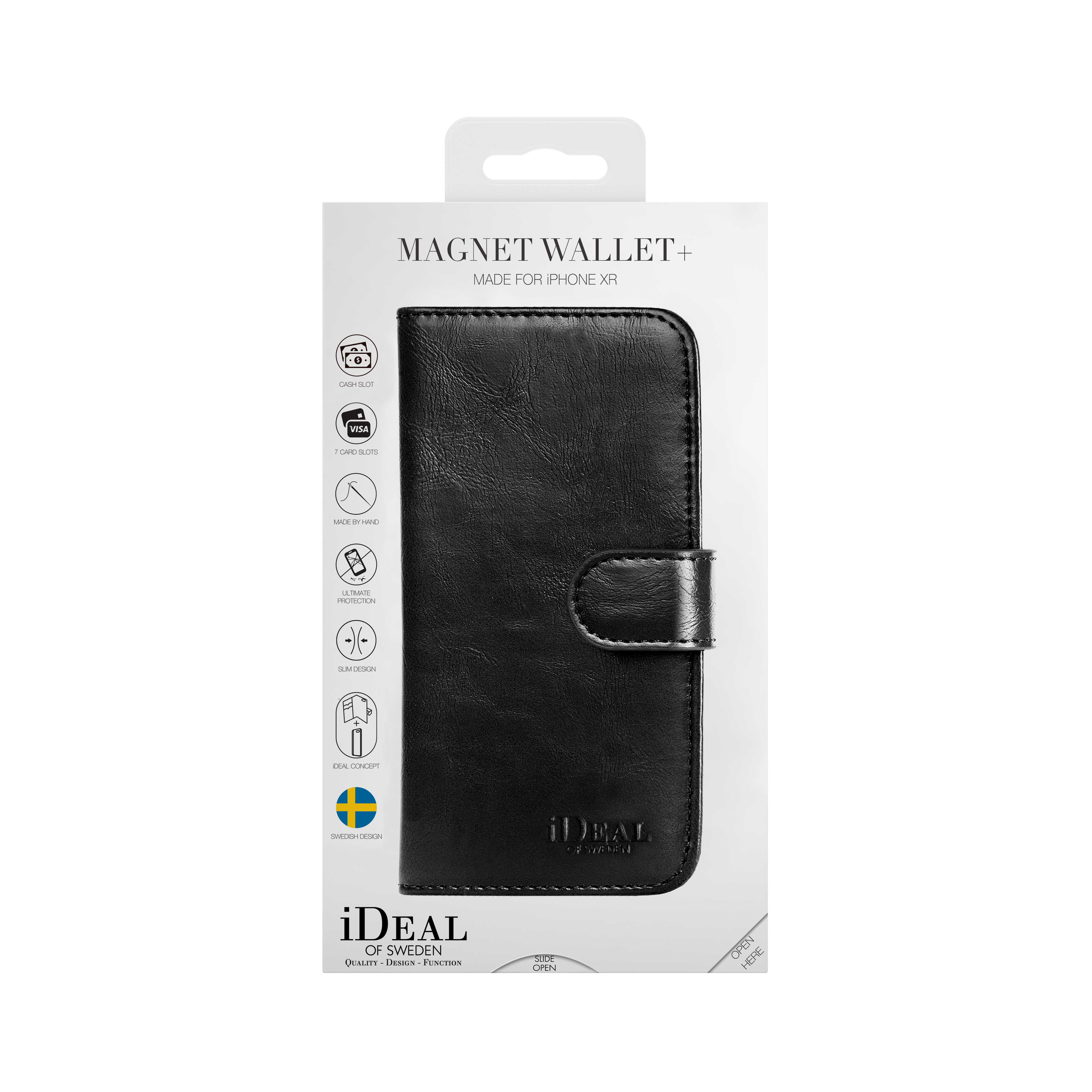 Magnet Wallet+ Apple iPhone XR Black