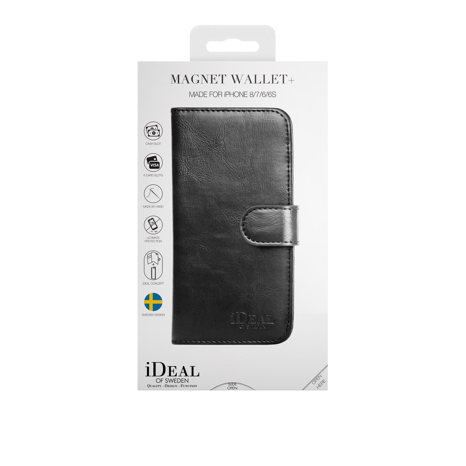 Magnet Wallet+ iPhone 8 Black