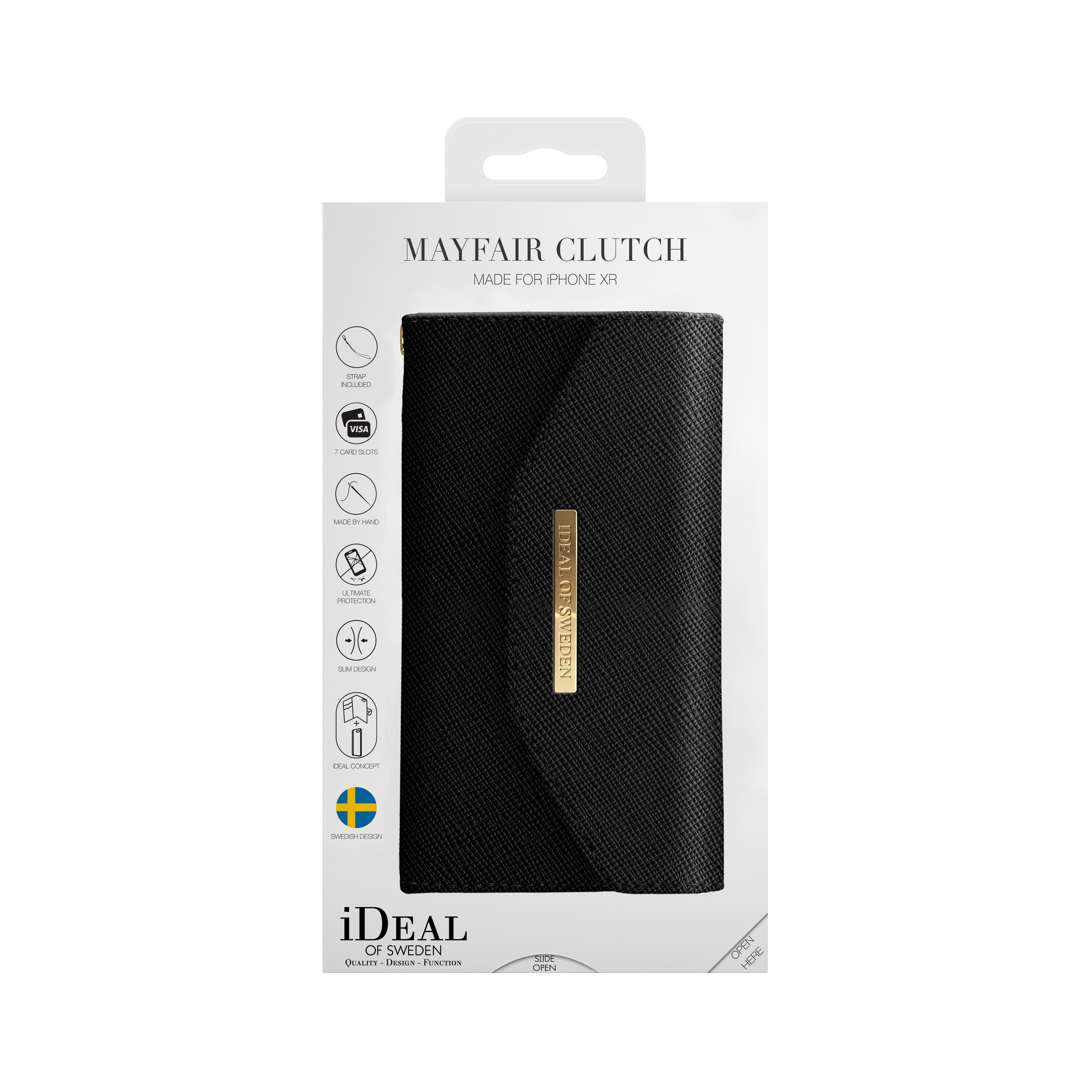 Mayfair Clutch Apple iPhone XR Black