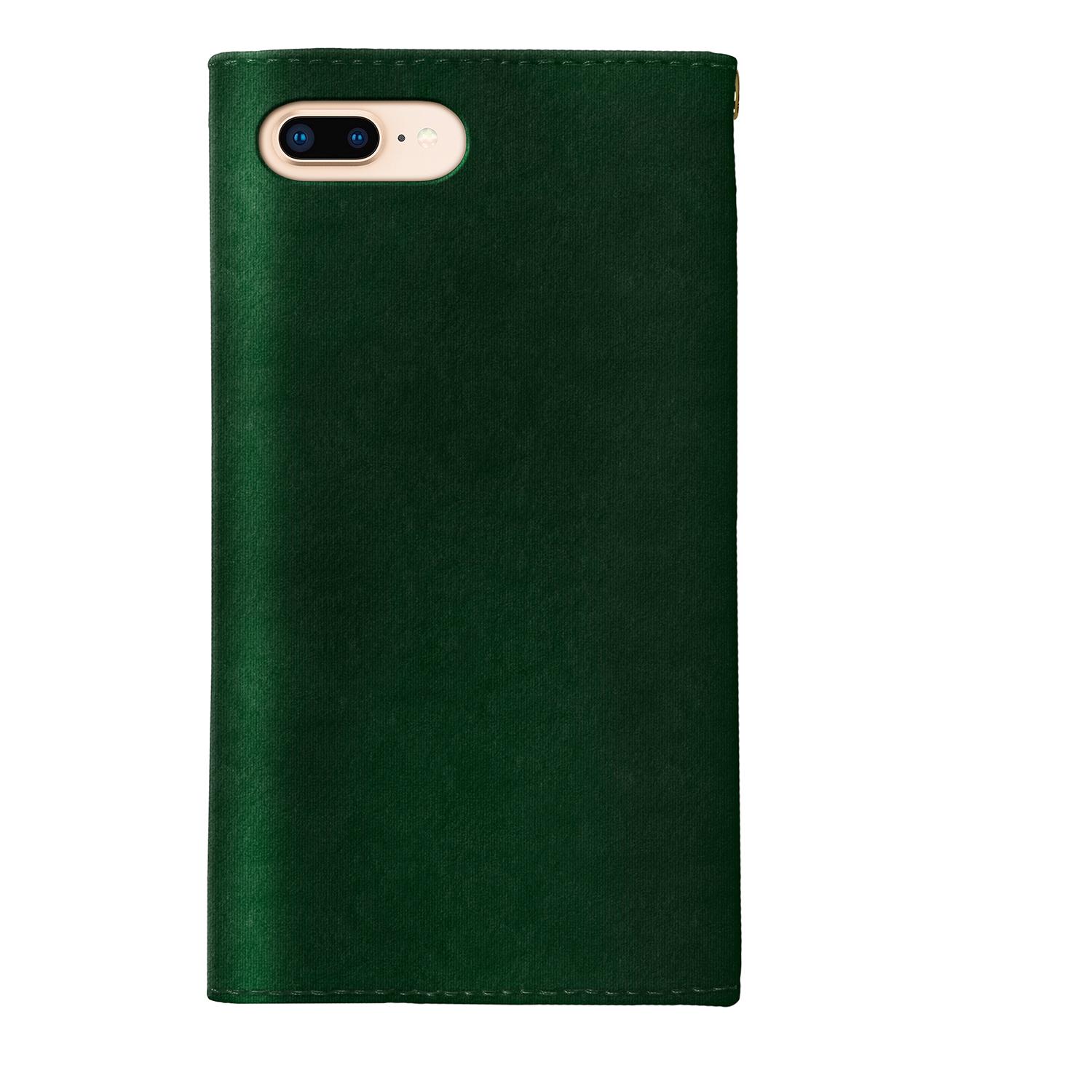 iDeal Of Sweden Mayfair Clutch Velvet iPhone 6/6S/7/8 Plus Green