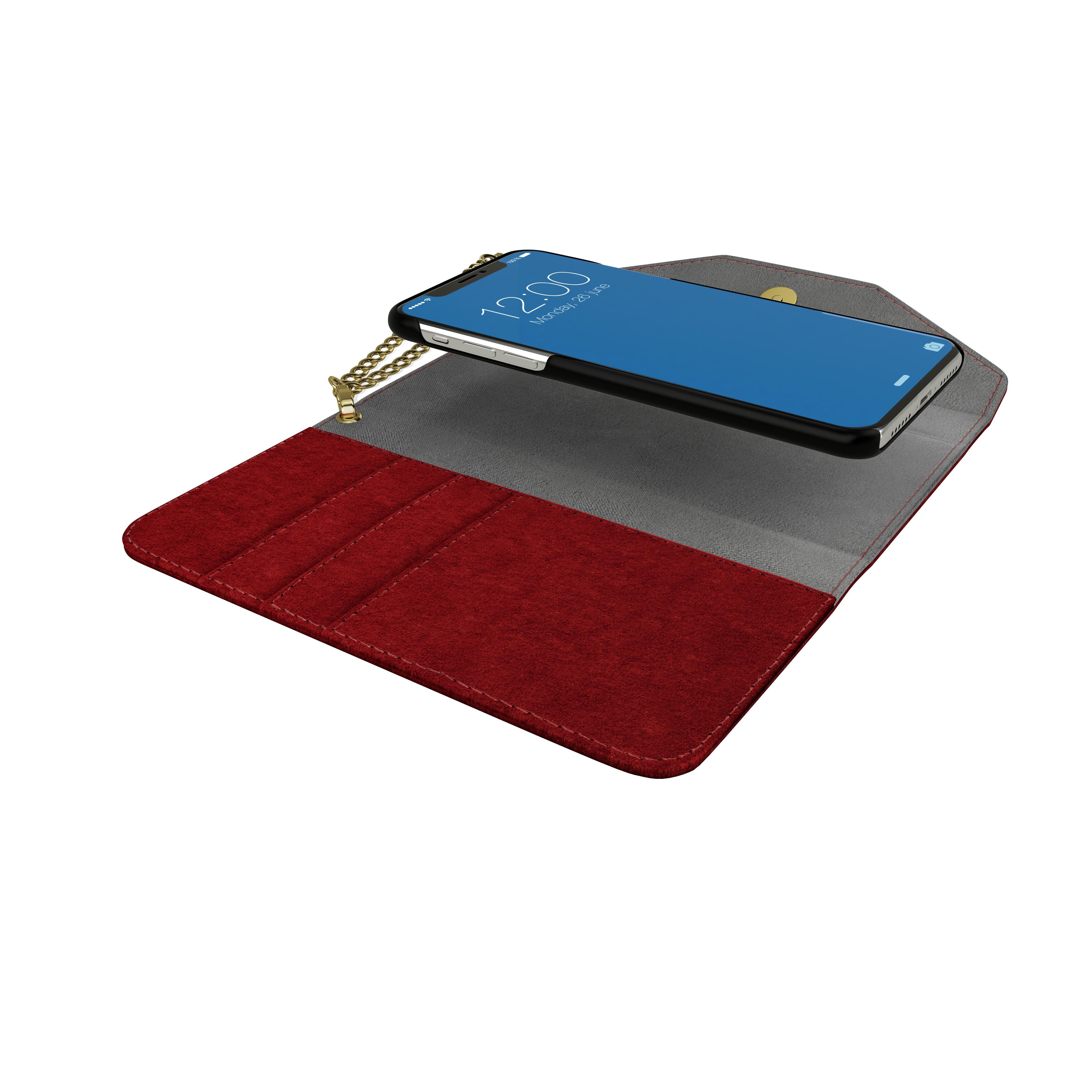 Mayfair Clutch Velvet iPhone XR Red