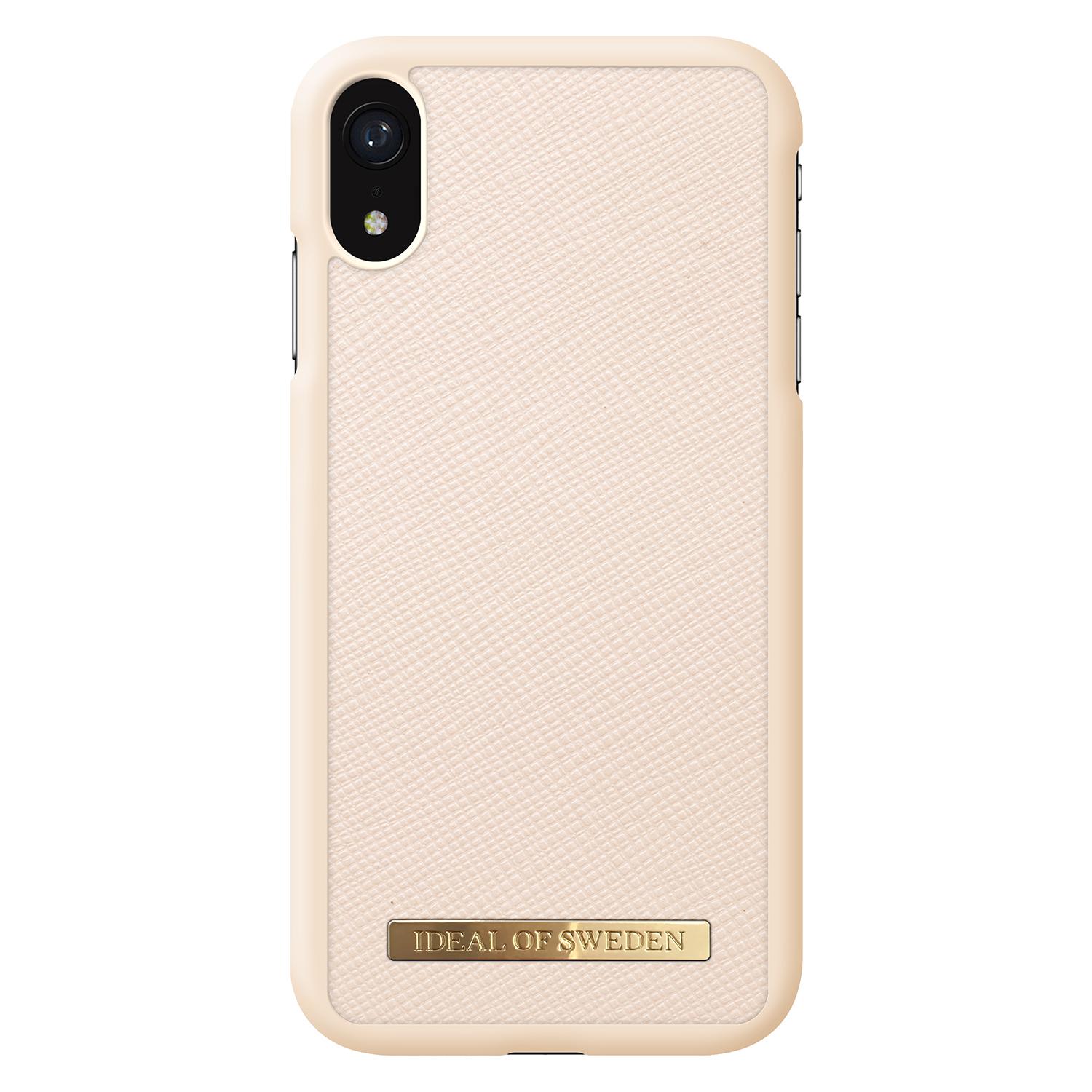 Saffiano Case iPhone XR Beige