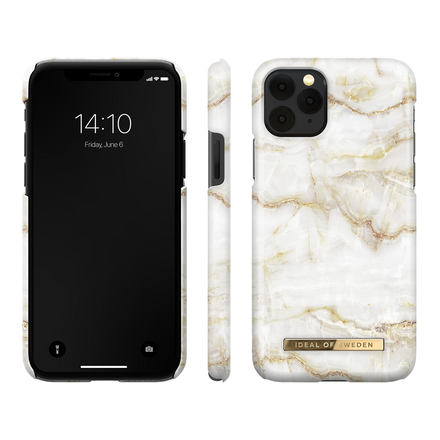 Fashion Case iPhone 11 Pro Golden Pearl Marble