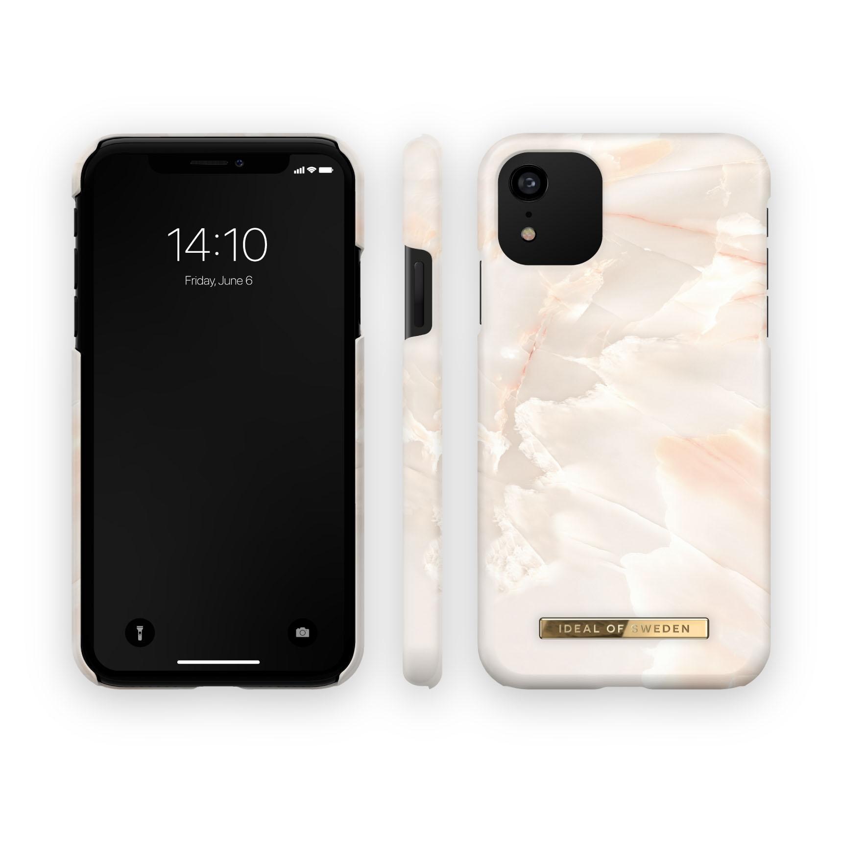 Fashion Case iPhone 11/XR Rose Pearl Marble