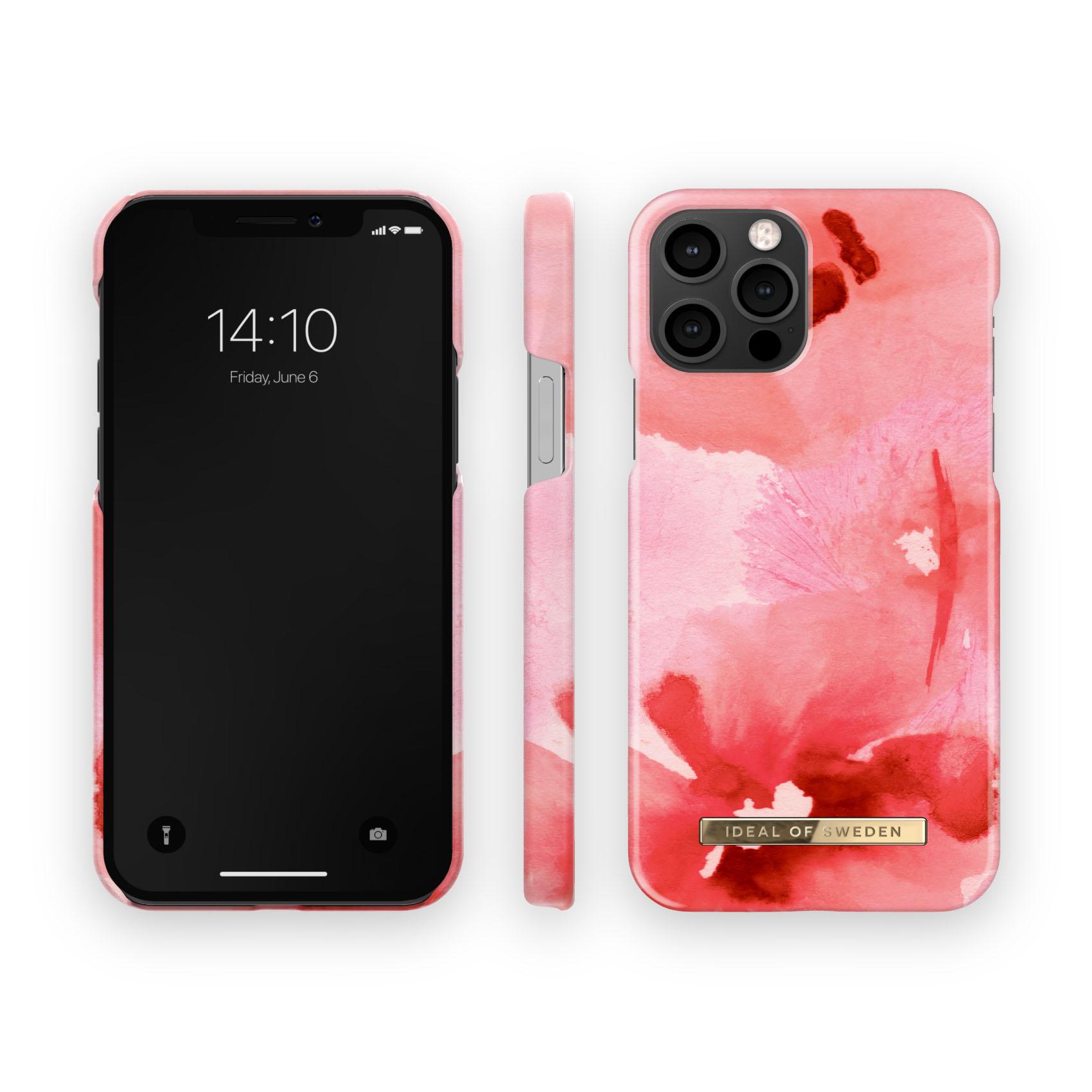 Fashion Case iPhone 12/12 Pro Coral Blush Floral