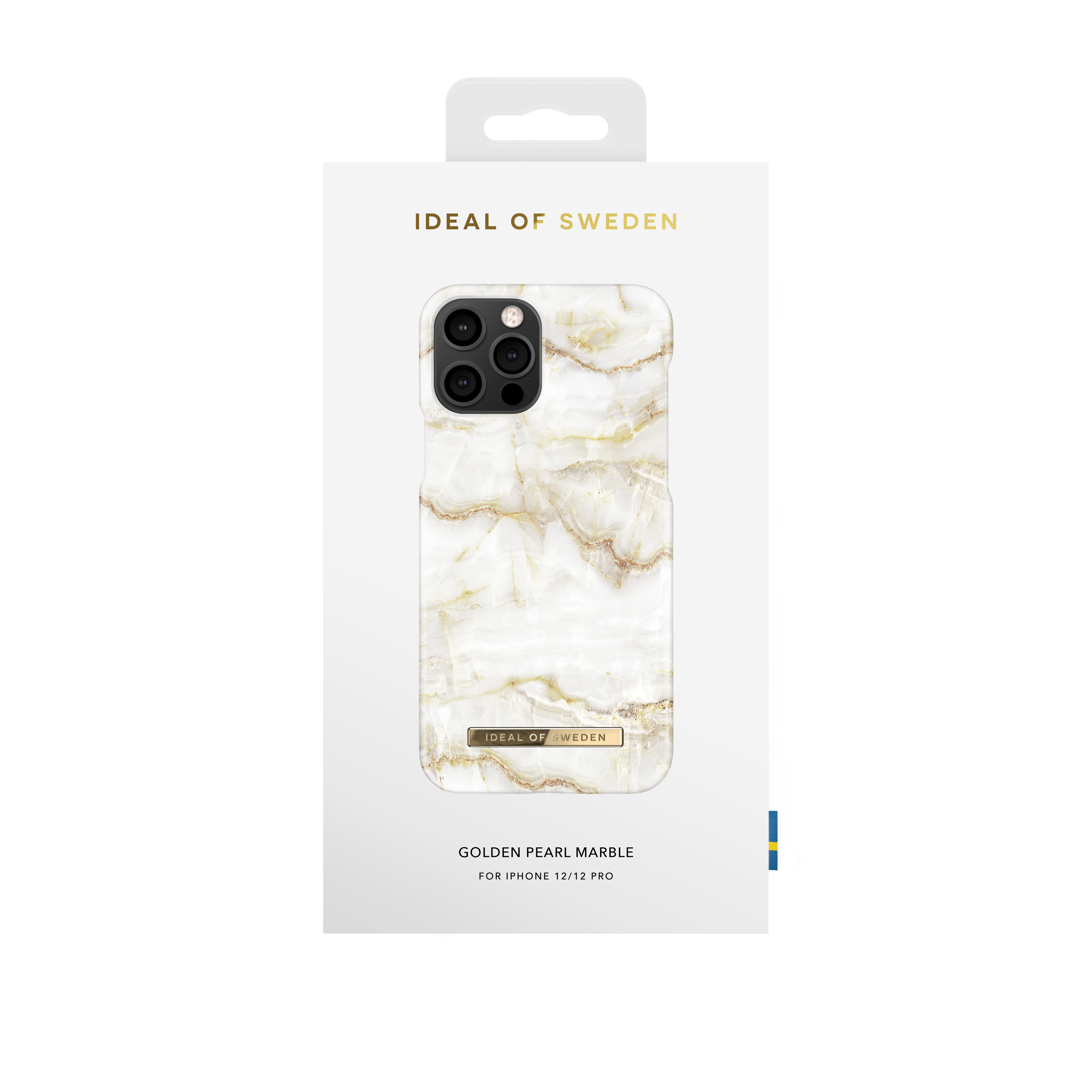 Fashion Case iPhone 12/12 Pro Golden Pearl Marble