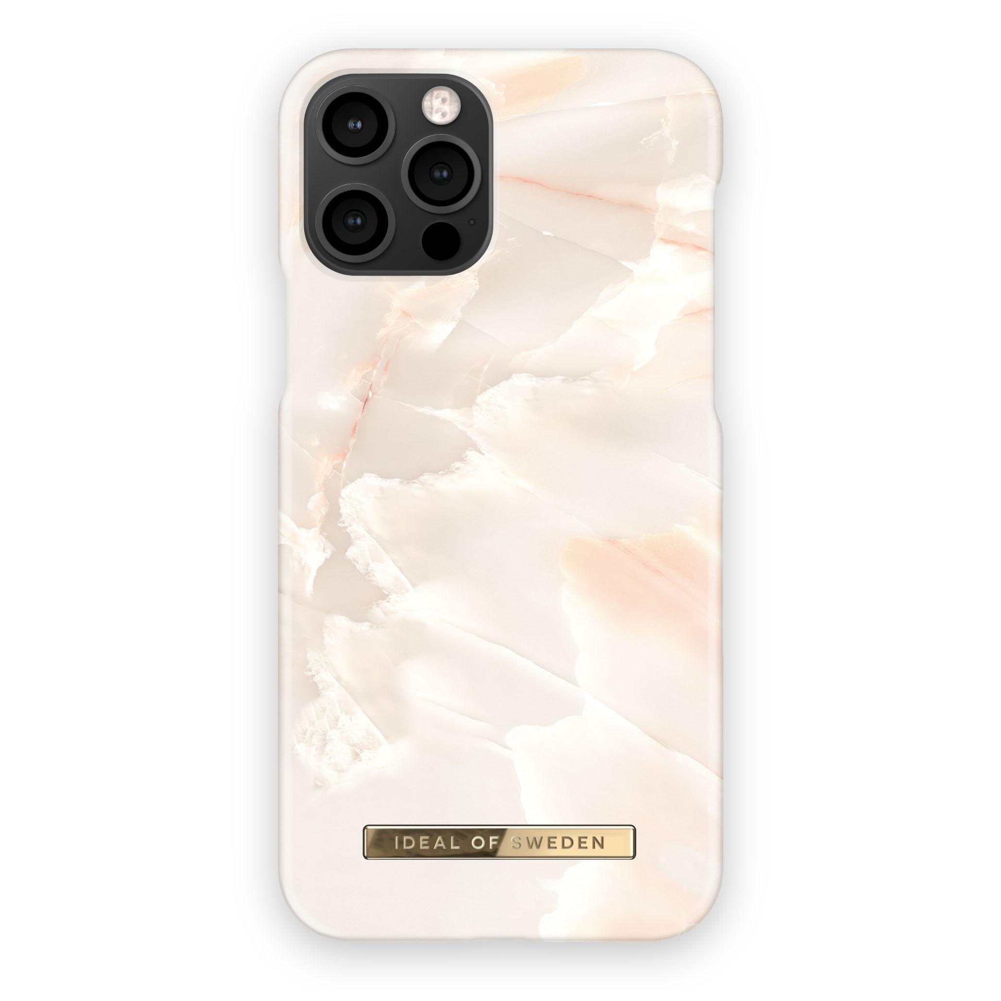 Fashion Case iPhone 12/12 Pro Rose Pearl Marble