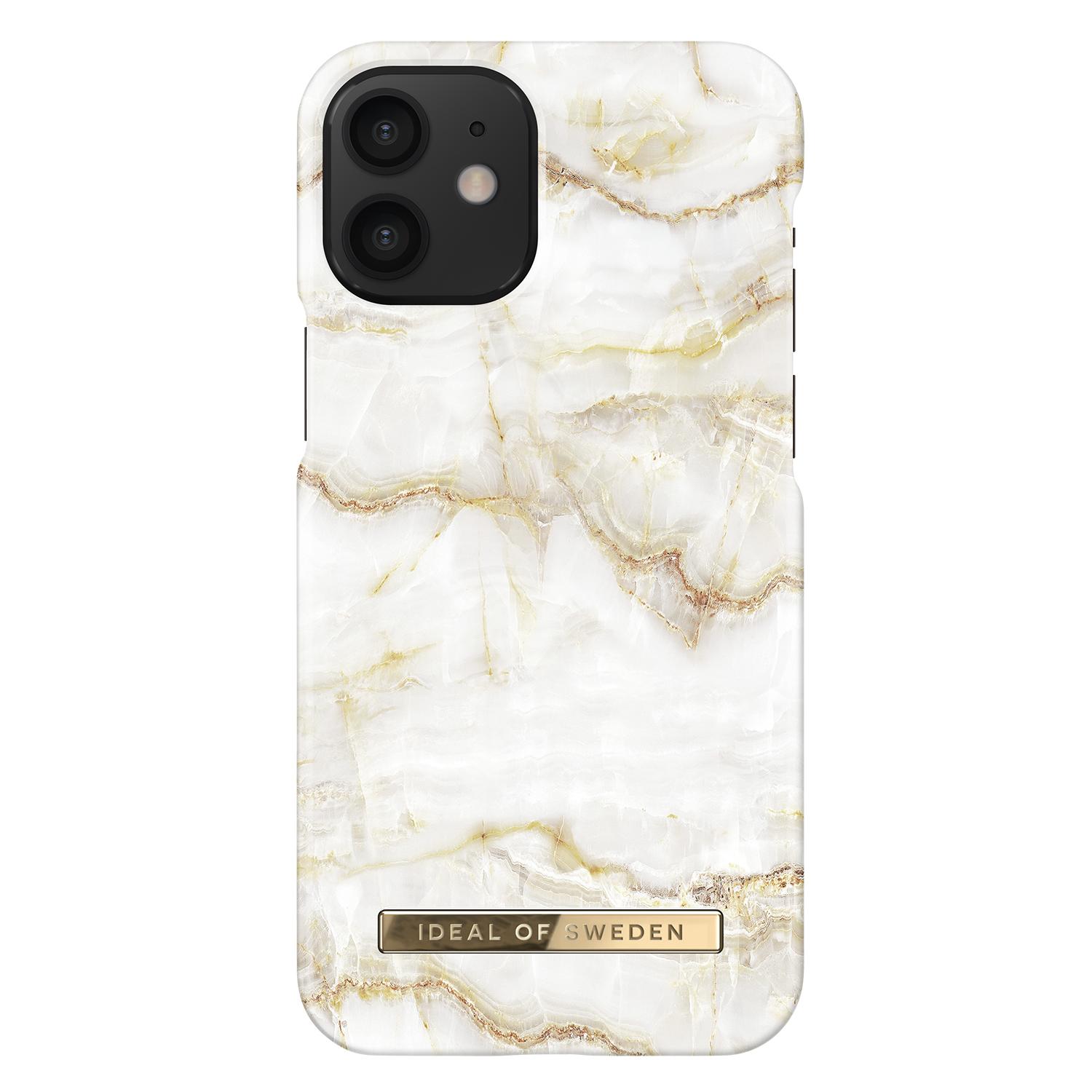 Fashion Case iPhone 12 Mini Golden Pearl Marble