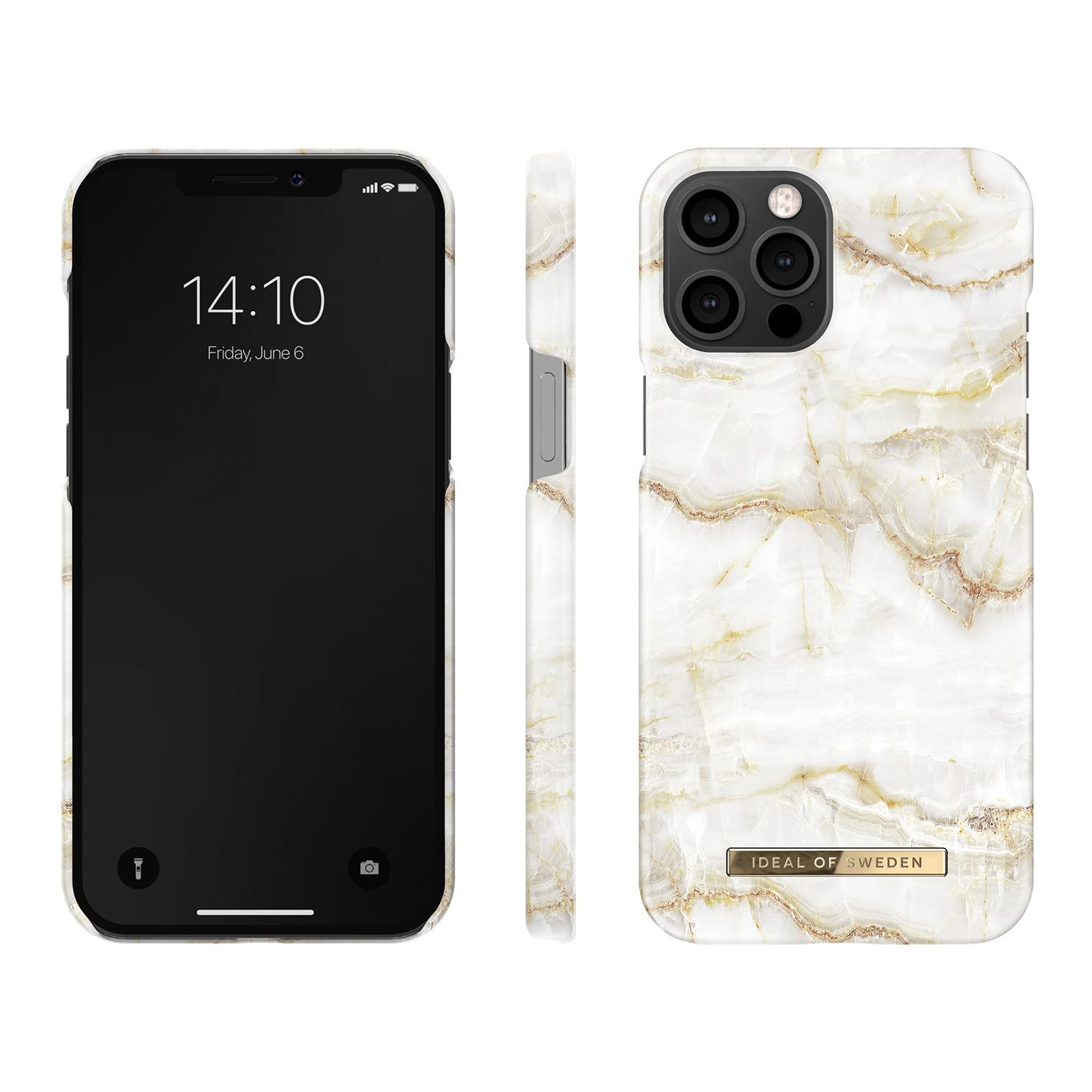 Fashion Case iPhone 12 Pro Max Golden Pearl Marble