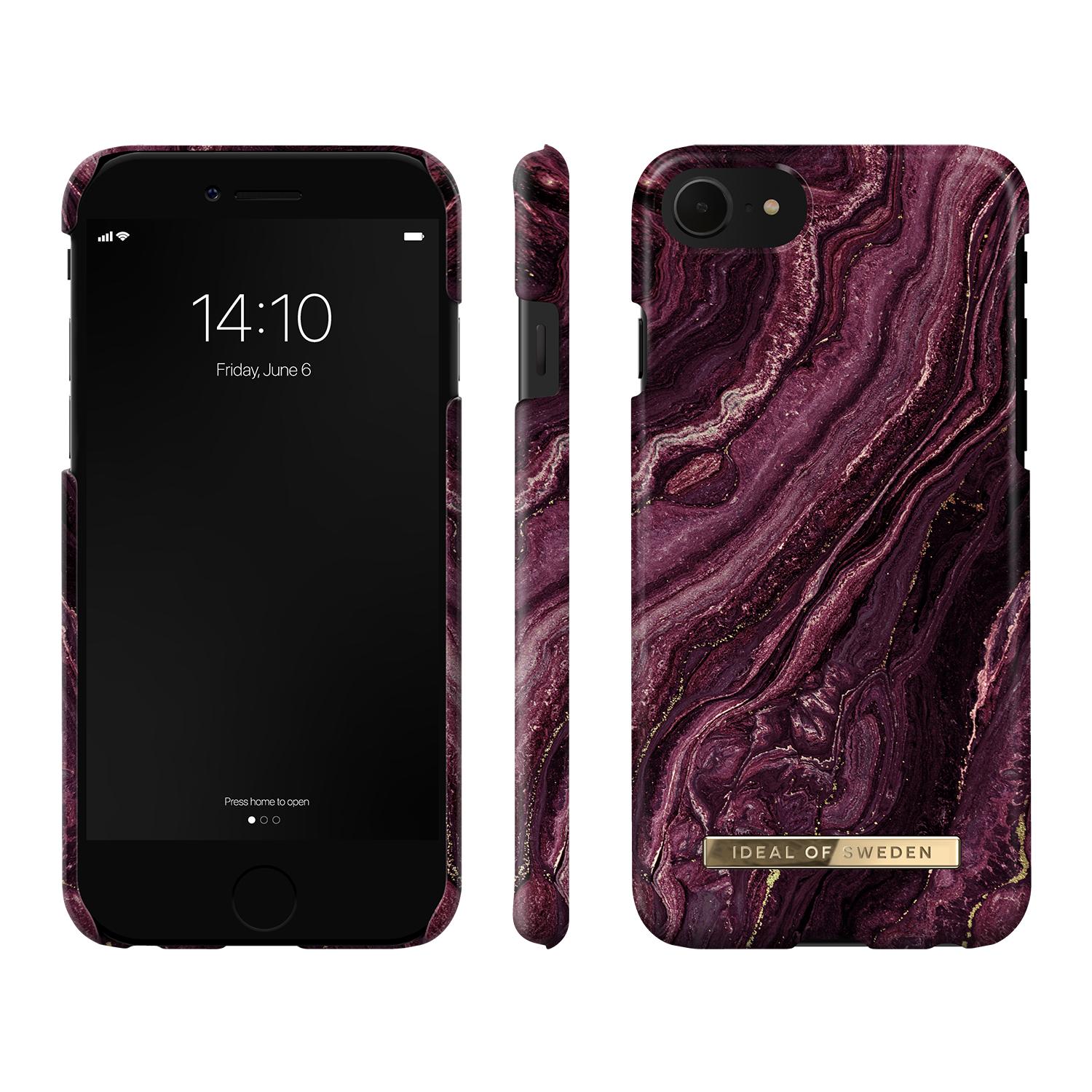 Fashion Case iPhone 6/6S/7/8/SE Golden Plum
