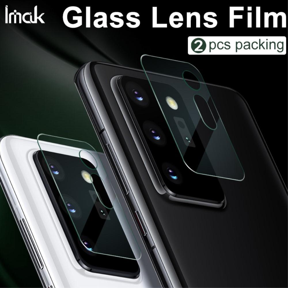 2-pack Härdat Glas Linsskydd Samsung Galaxy Note 20 Ultra Genomskinlig