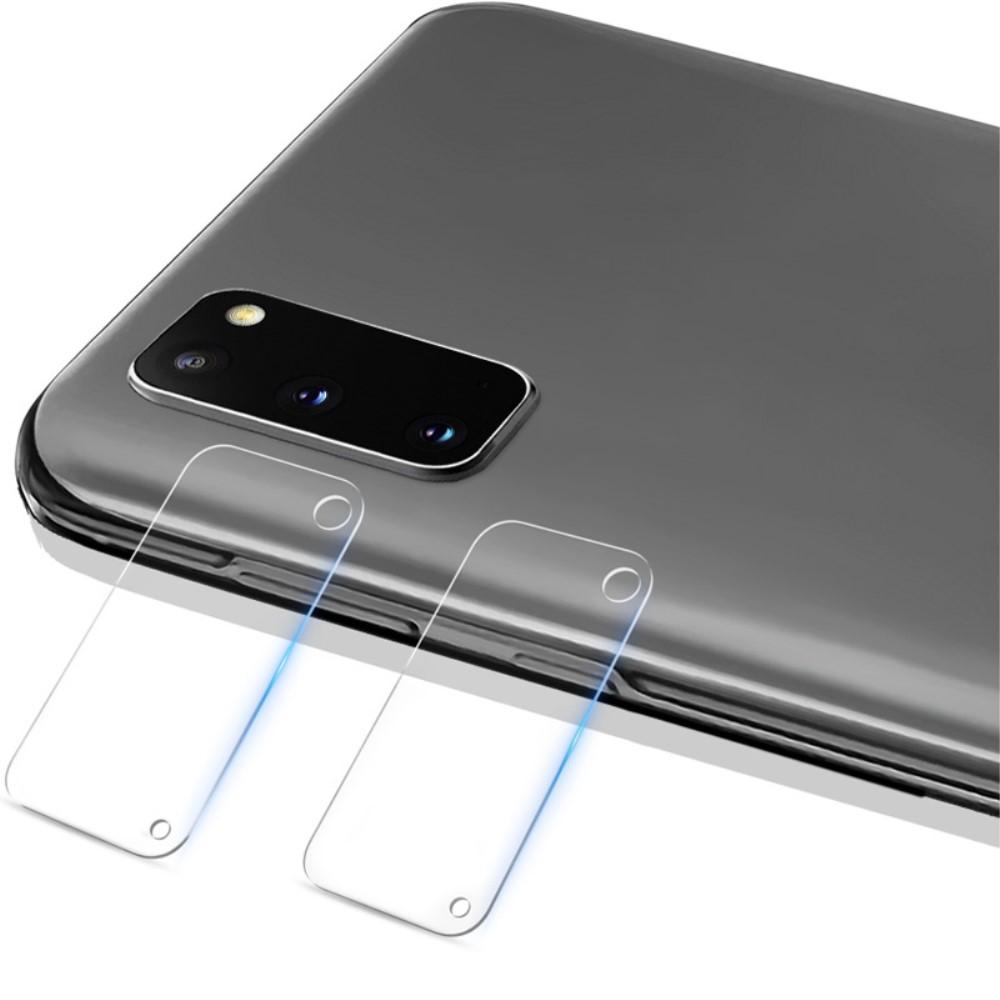 2-pack Härdat Glas Linsskydd Galaxy S20