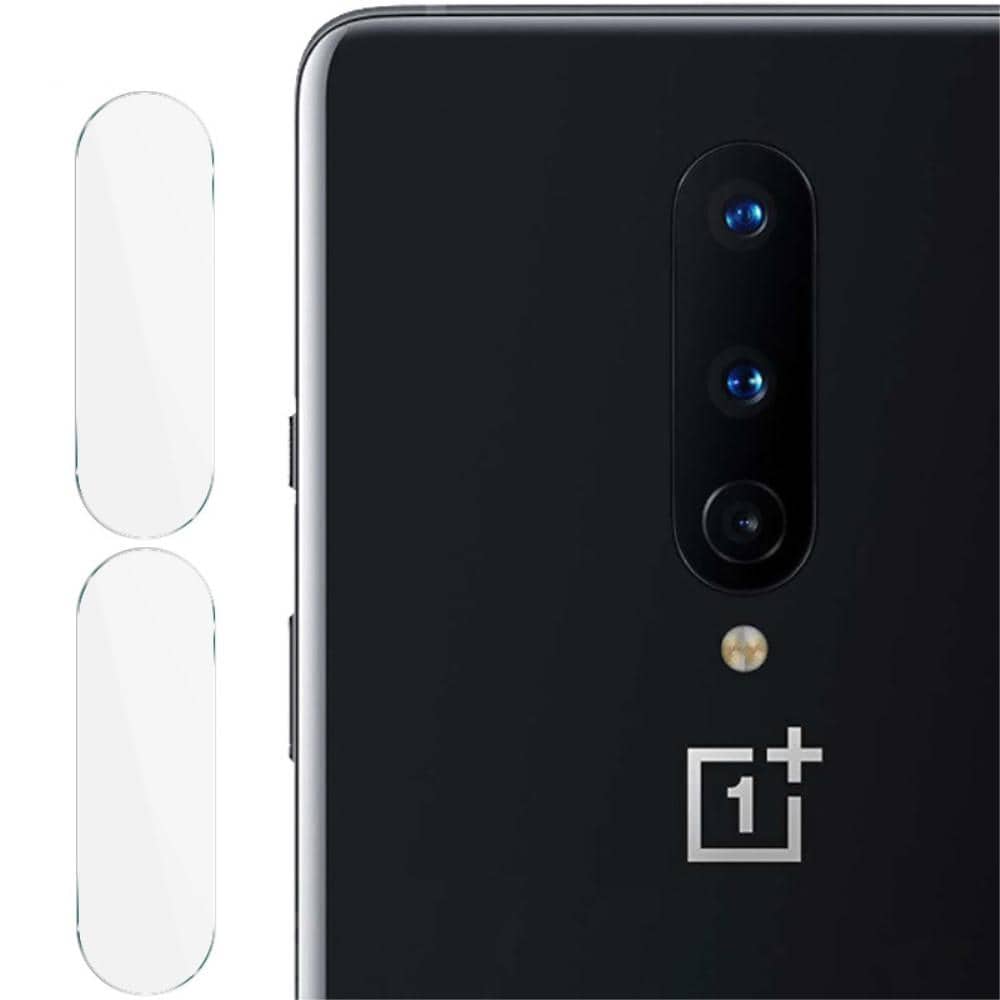 2-pack Härdat Glas Linsskydd  OnePlus 8 Genomskinlig