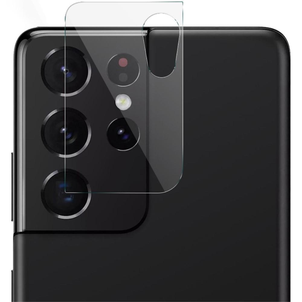 2-pack Härdat Glas Linsskydd Samsung Galaxy S21 Genomskinlig