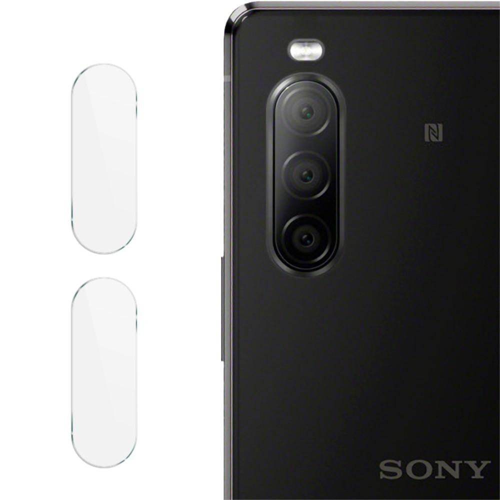 2-pack Härdat Glas Linsskydd Sony Xperia 10 II