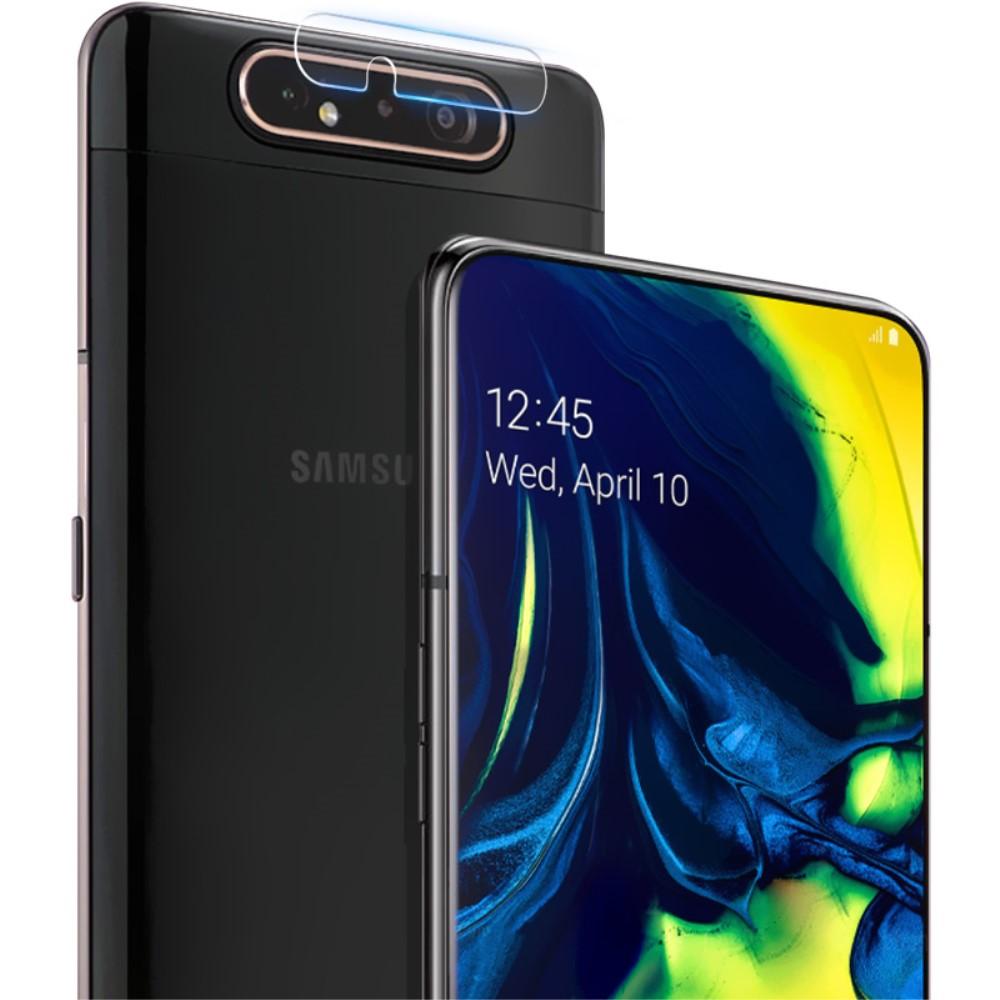 2-pack Härdat Glas Linsskydd Galaxy A80