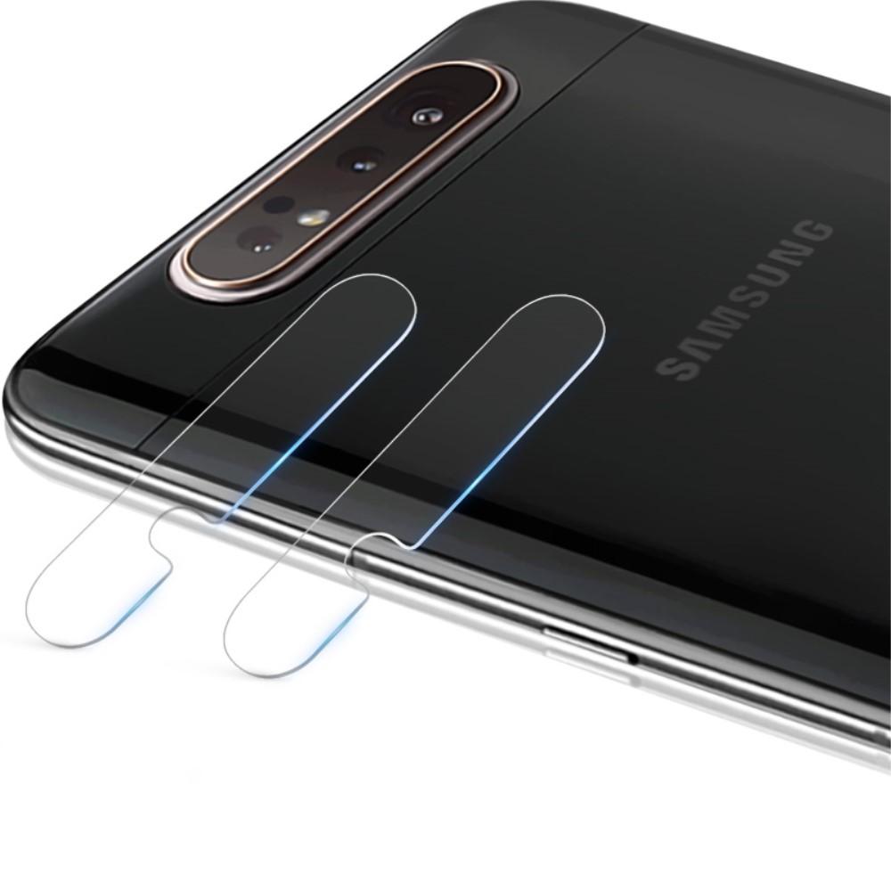 2-pack Härdat Glas Linsskydd Galaxy A80