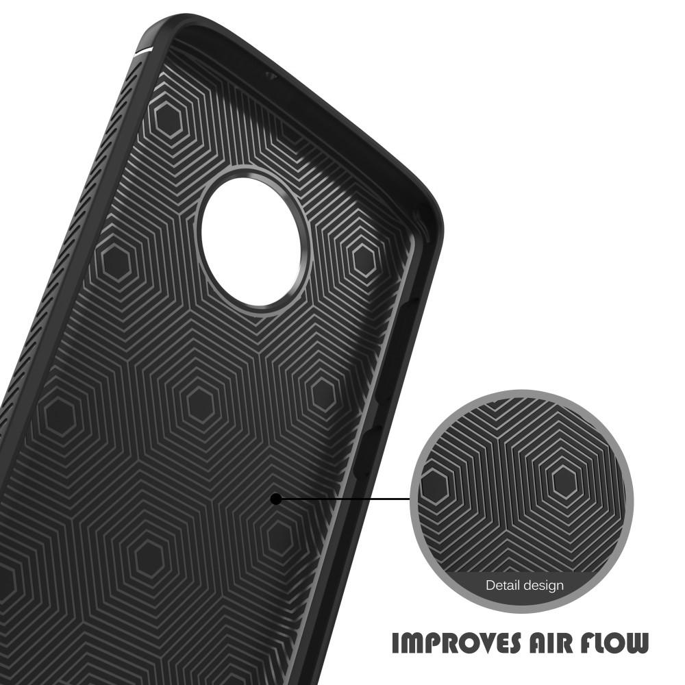Gentry Series Leather TPU Case Moto G6 black