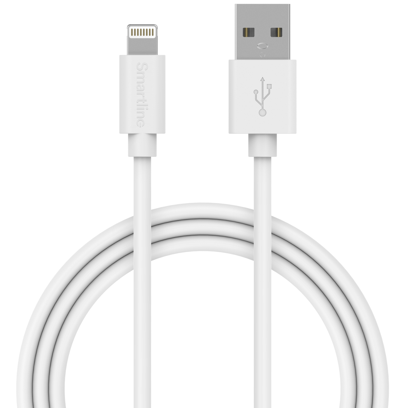 USB-kabel Lightning 3m Vit