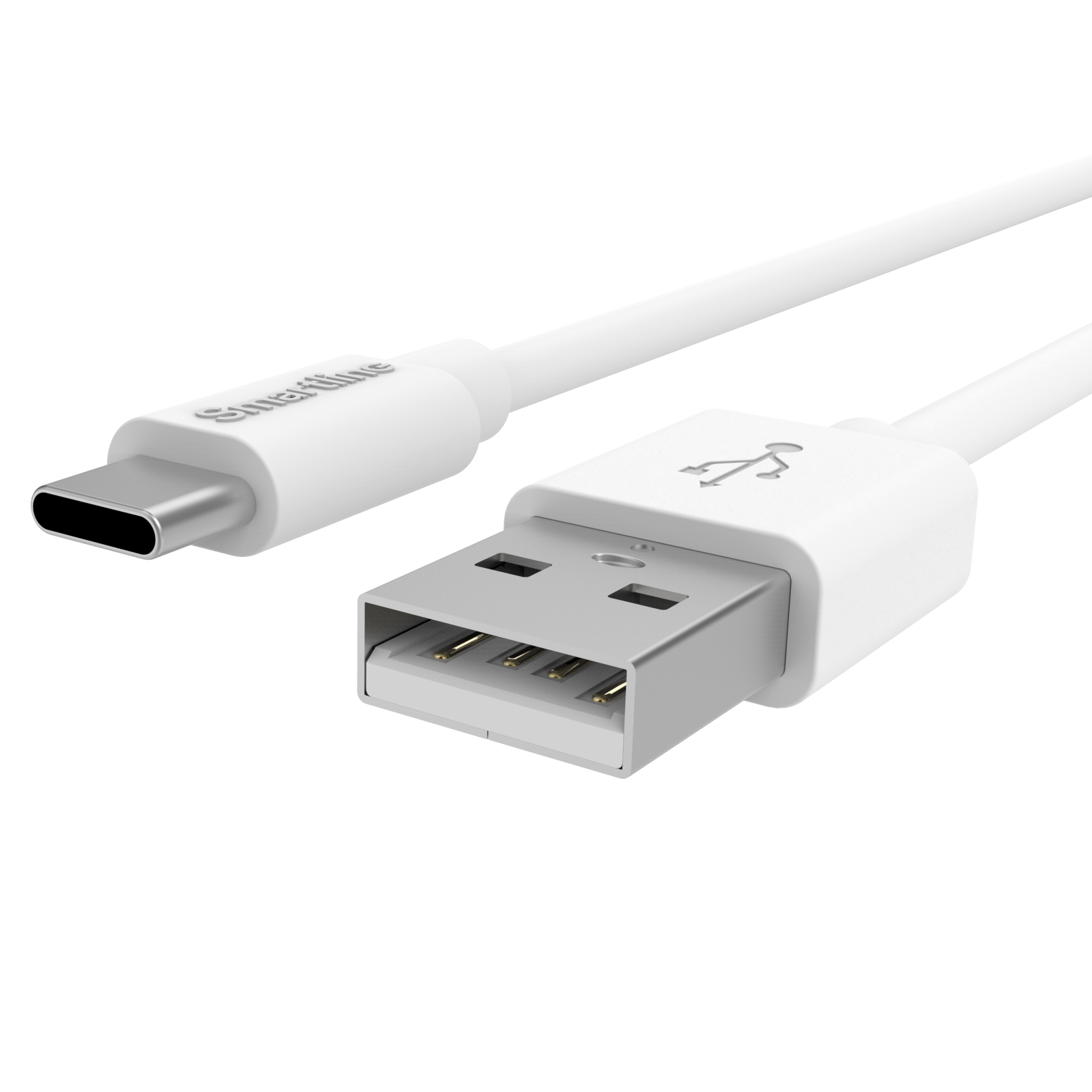 USB-kabel USB-C 3m Vit