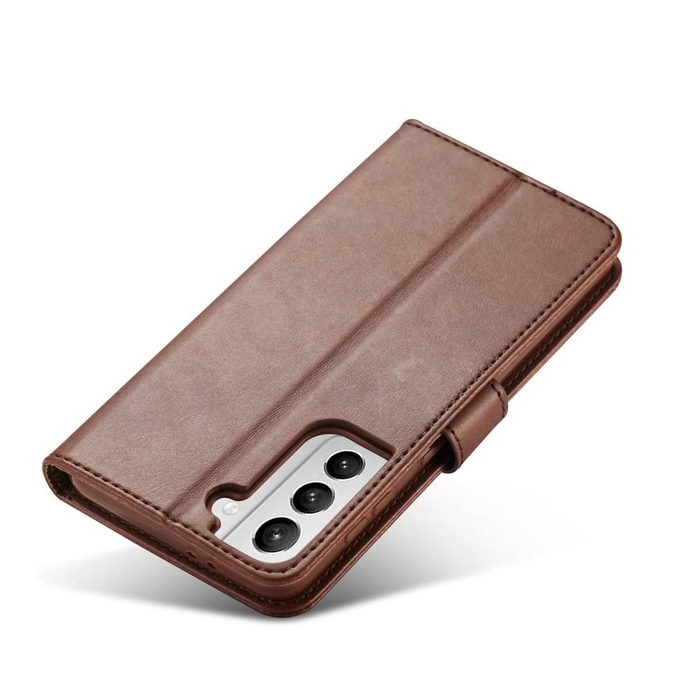 Plånboksfodral Samsung Galaxy S21 Plus brun