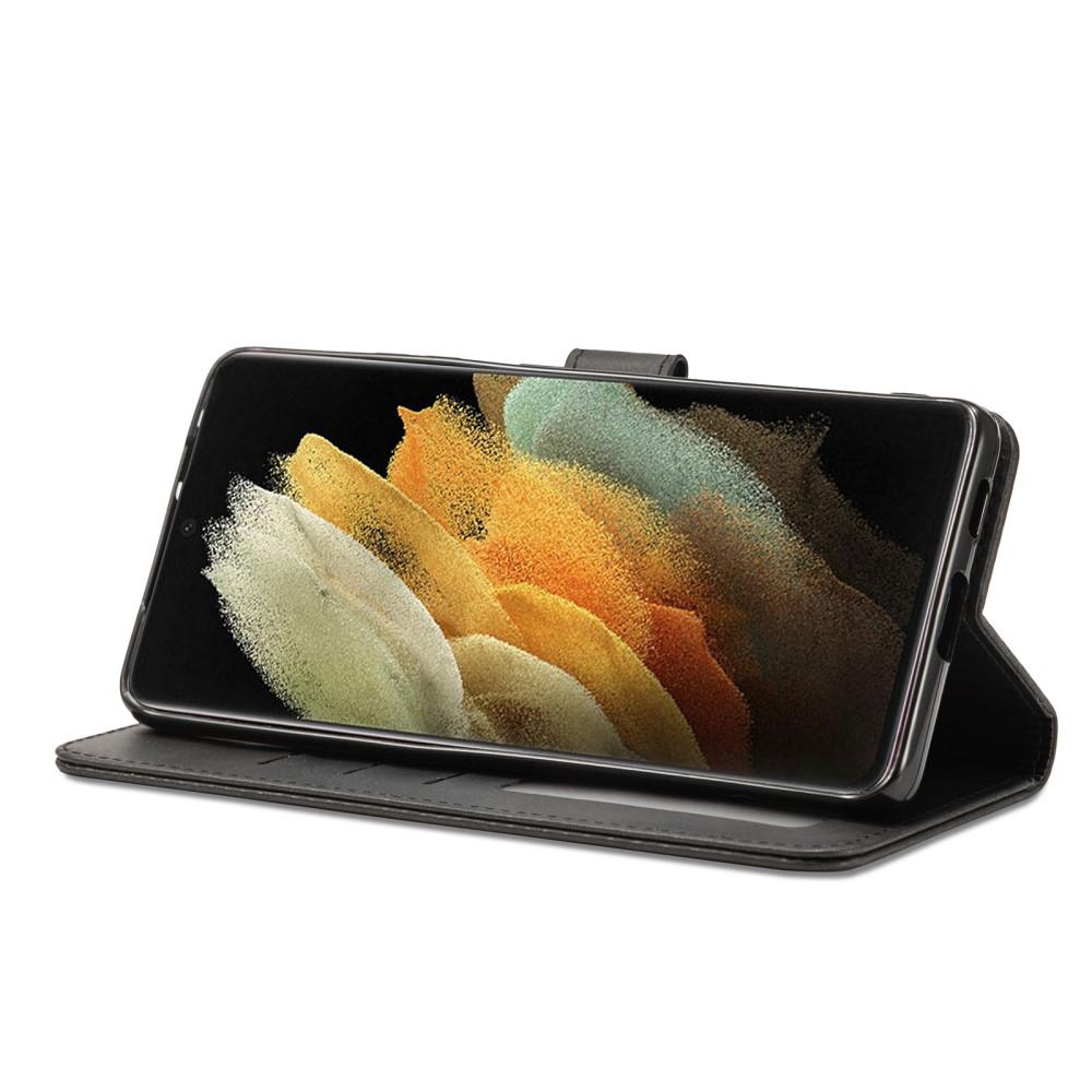 Plånboksfodral Samsung Galaxy S21 Ultra svart