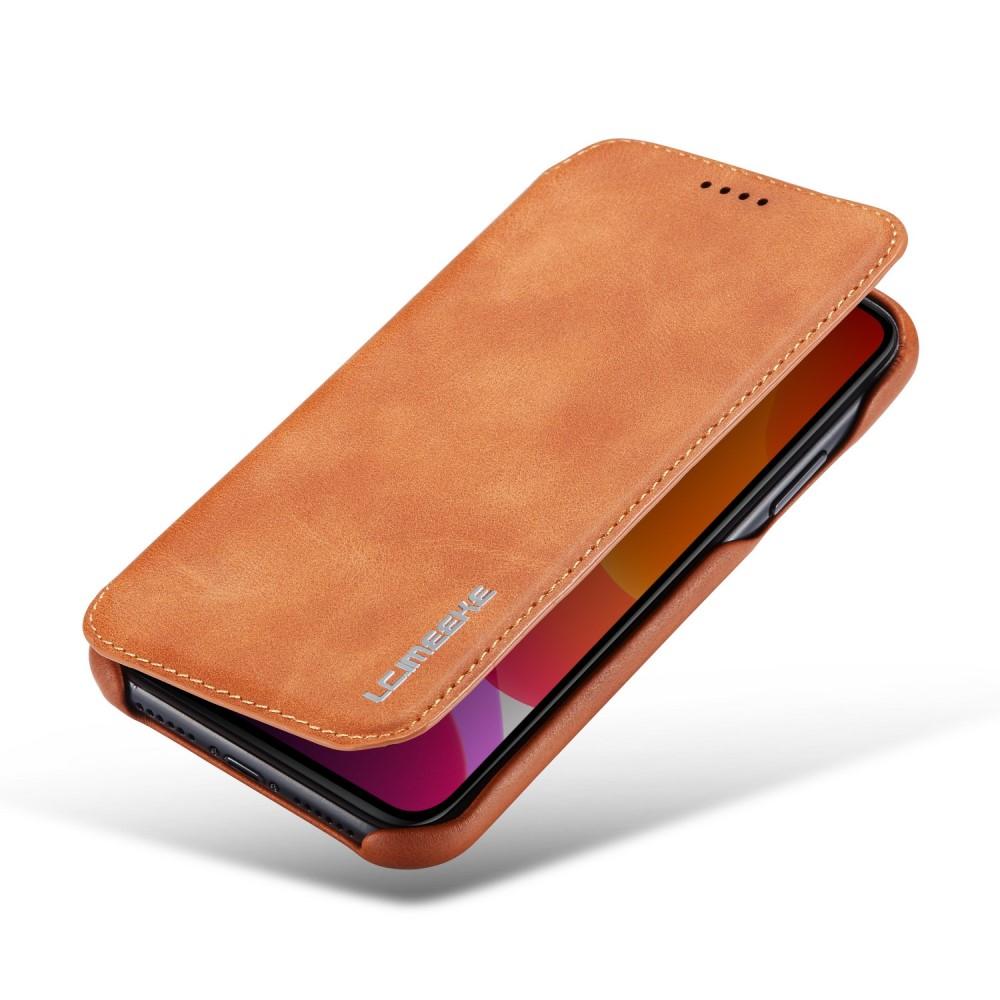 Slim Plånboksfodral iPhone 11 cognac