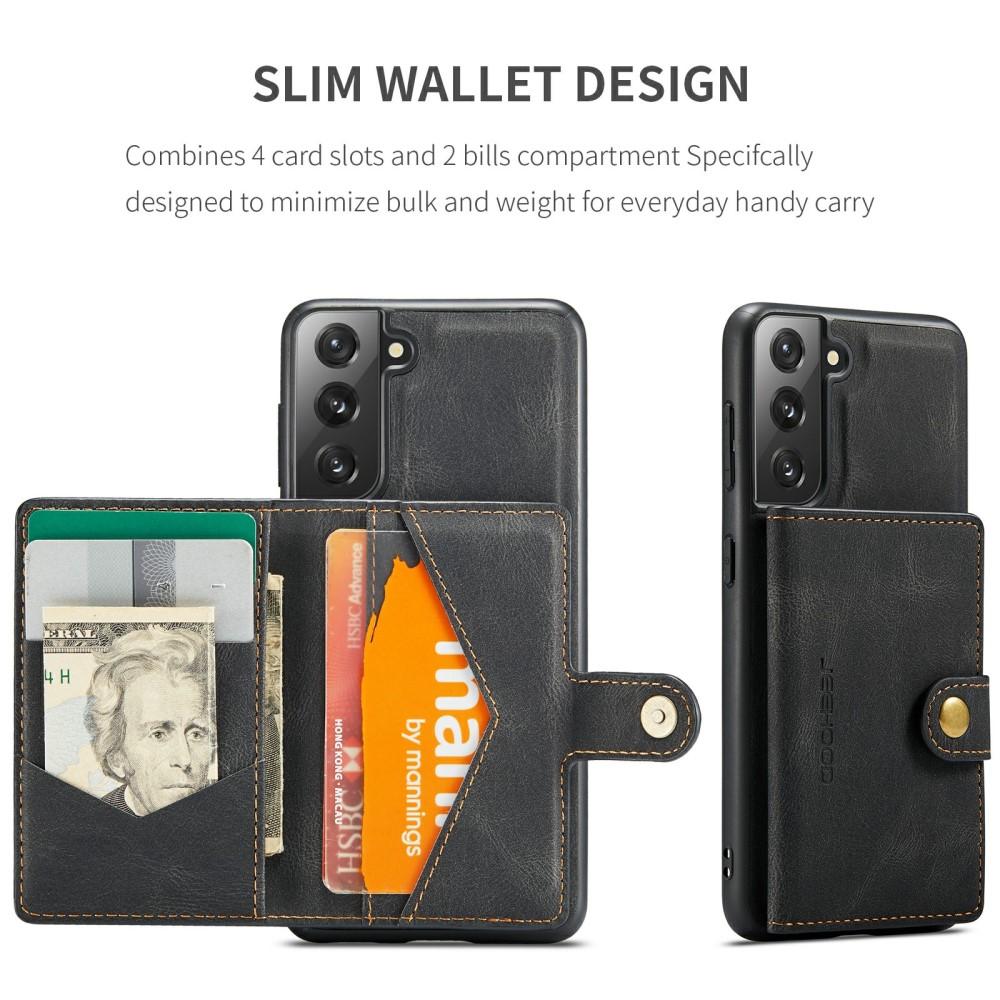 Magnetic Wallet Card Case Galaxy S21 Black