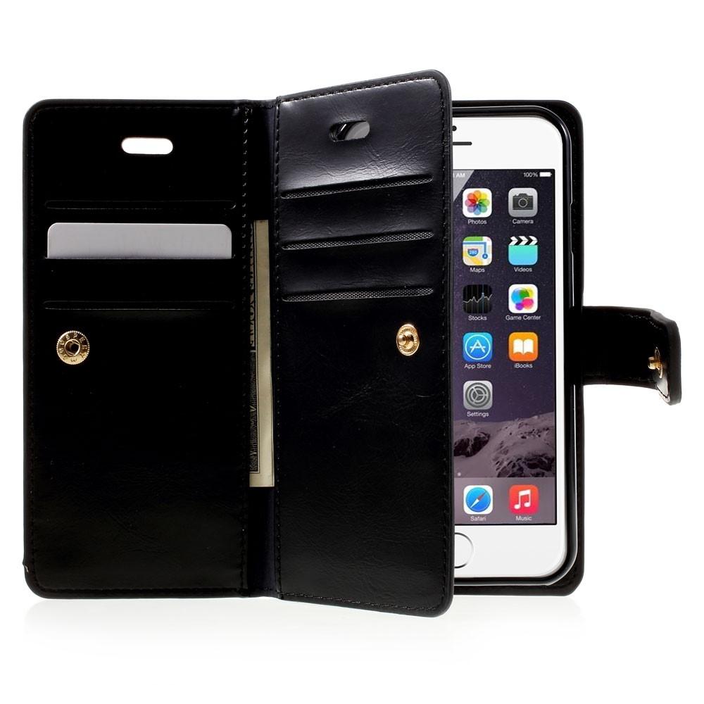 Mansoor Wallet Diary Case iPhone 7/8/SE svart